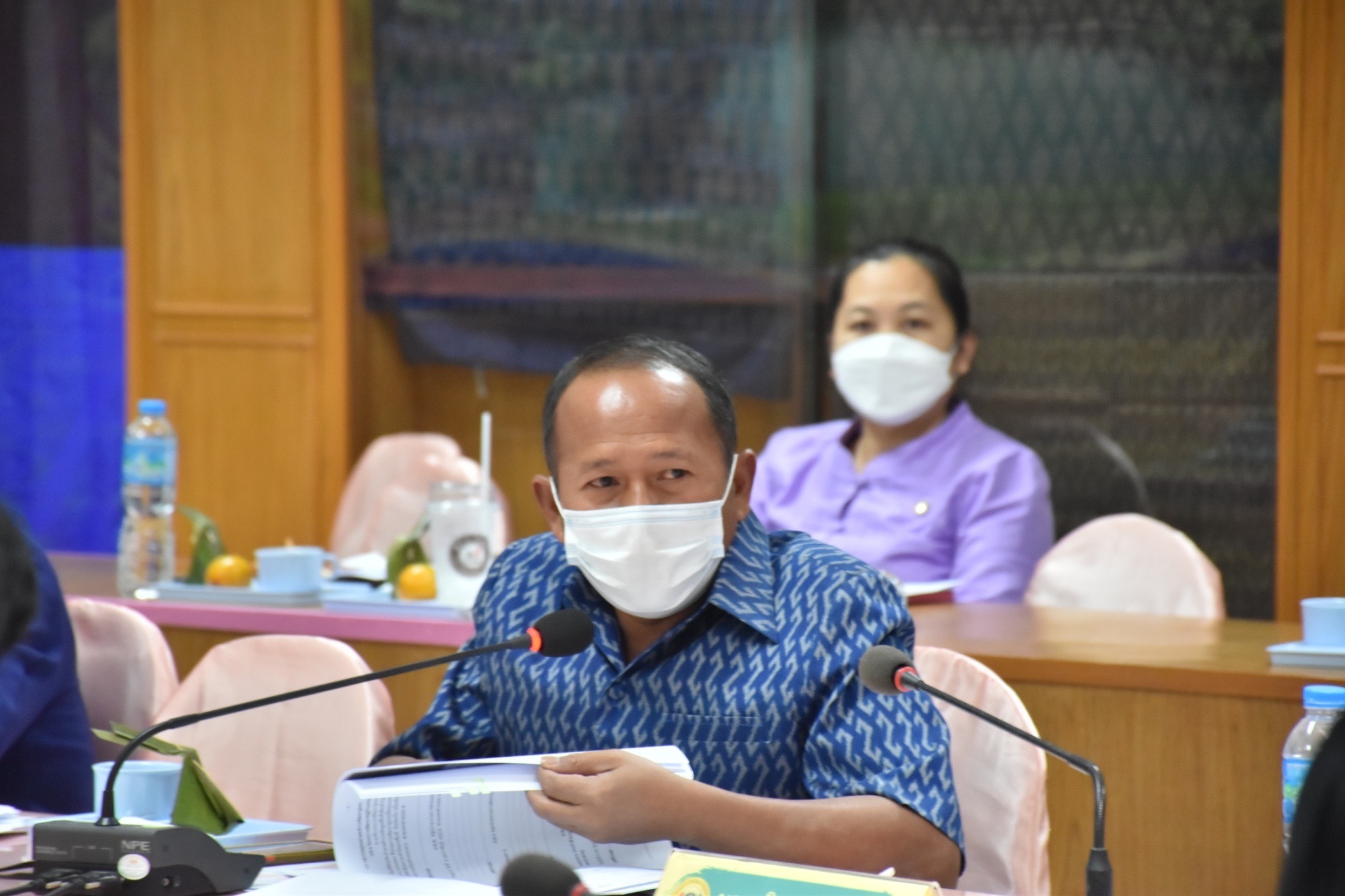 พช.มหาสารคามประชุมประจำเดือนสำนักงานพัฒนาชุมชนจังหวัดมหาสารคาม ครั้งที่ 2 /2565