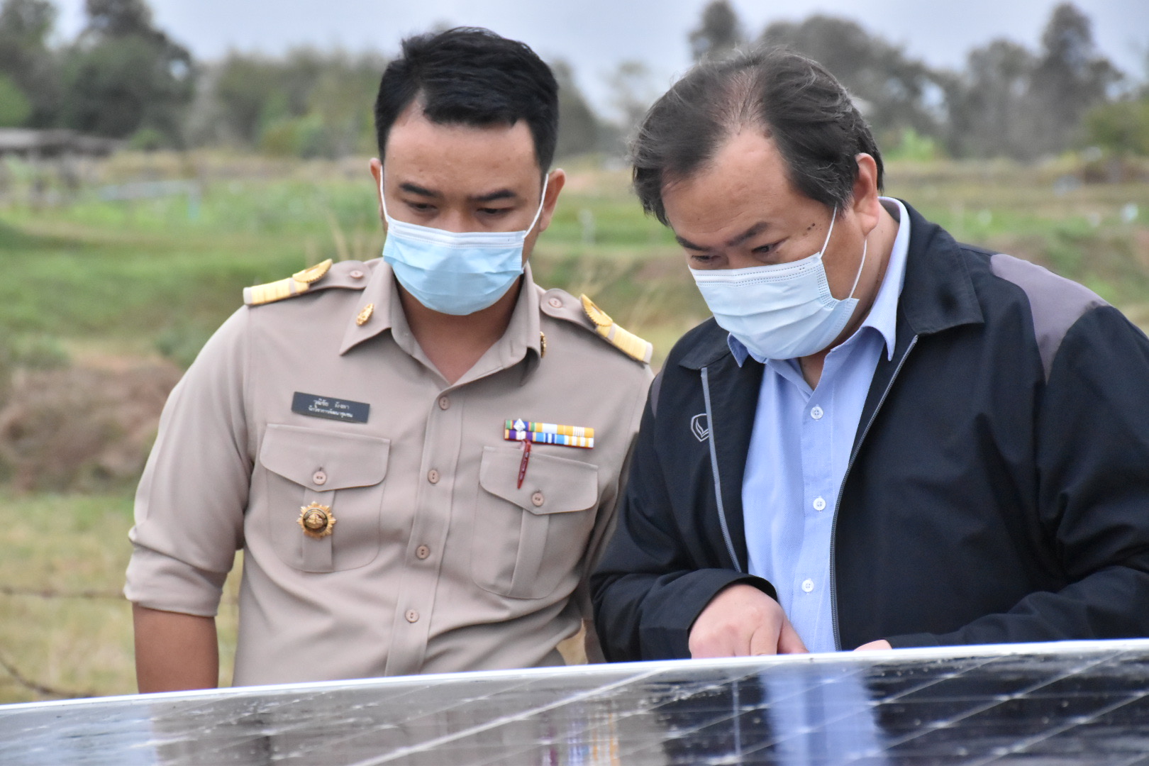 พช.มหาสารคามลงพื้นที่ตรวจรับครุภัณฑ์การเกษตร เพื่อสนับสนุนการดำเนินงานพัฒนาพื้นที่เรียนรู้ชุมชนต้นแบบการพัฒนาคุณภาพชีวิต (CLM) จ.มหาสารคาม