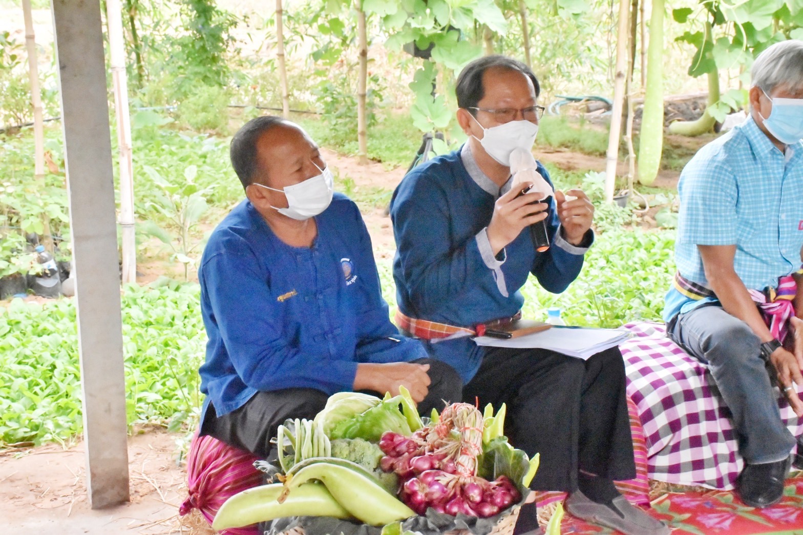 พช.มหาสารคาม “ประกวดครัวเรือนต้นแบบ โคก หนอง นา พัฒนาชุมชนจังหวัดมหาสารคาม ประจำปี 2565” ณ แปลงครัวเรือนต้นแบบ โคก หนอง นา พัฒนาชุมชน (ขนาด 3 ไร่)  นายสมอน ก่านแก้ว หมู่ที่ 8 ตำบลดอนงัว อำเภอบรบือ จังหวัดมหาสารคาม