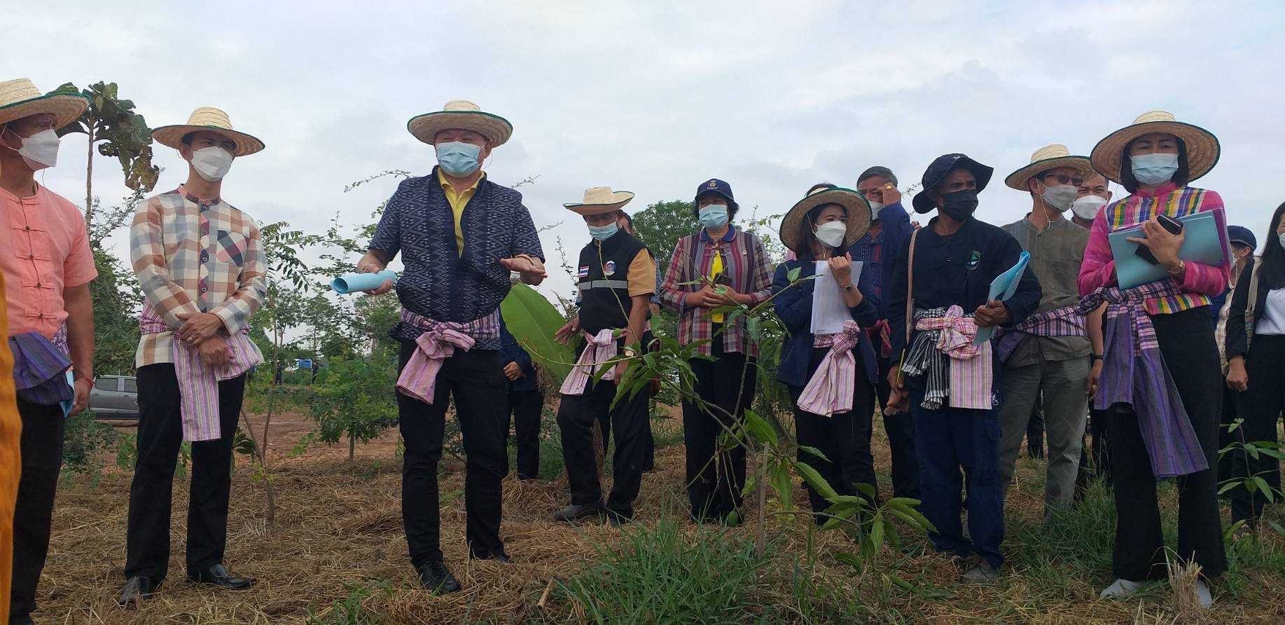 พช.มหาสารคาม “ประกวดครัวเรือนต้นแบบ โคก หนอง นา พัฒนาชุมชนจังหวัดมหาสารคาม ประจำปี 2565” ณ แปลงครัวเรือนต้นแบบ โคก หนอง นา พัฒนาชุมชน (ขนาด 3 ไร่)  นายวีรพล พลเดช หมู่ที่ 13 ตำบลศรีสุข อำเภอกันทรวิชัย จังหวัดมหาสารคาม