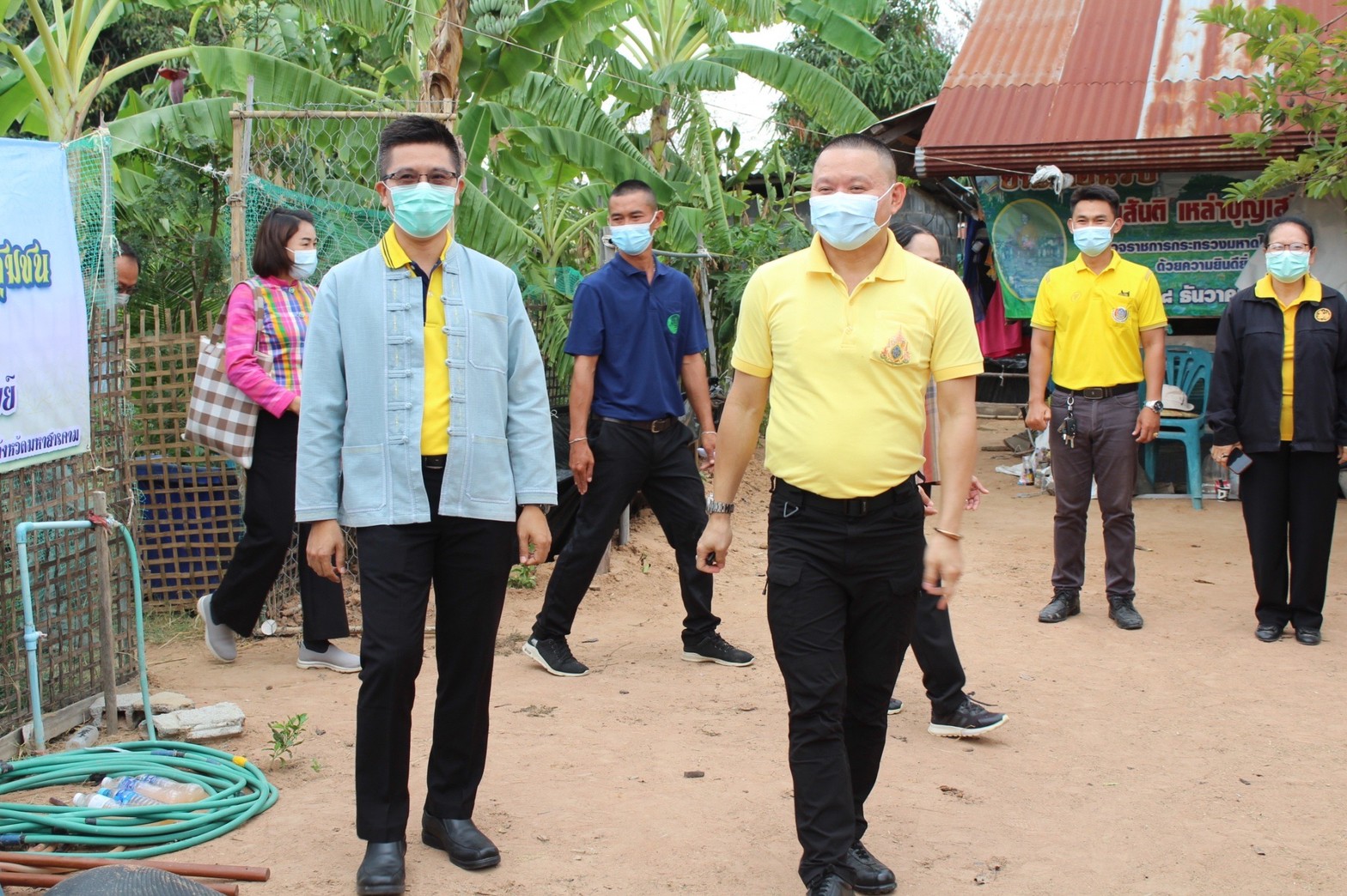 พช.มหาสารคาม “ประกวดครัวเรือนต้นแบบ โคก หนอง นา พัฒนาชุมชนจังหวัดมหาสารคาม ประจำปี 2565” ณ แปลงครัวเรือนต้นแบบ โคก หนอง นา พัฒนาชุมชน (ขนาด 1 ไร่)  นางนวลศรี กองน้อย หมู่ที่ 3 ตำบลมิตรภาพ อำเภอแกดำ จังหวัดมหาสารคาม