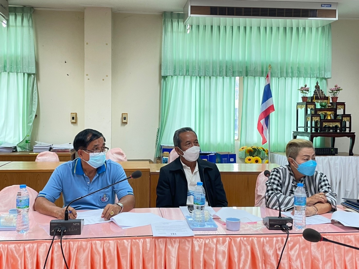 บริษัทประชารัฐรักสามัคคีมหาสารคาม (วิสาหกิจเพื่อสังคม) จำกัด ร่วมกับหน่วยงานและภาคีเครือข่ายในการ หารือแนวทางการเปิดตลาดร่วมใจไทสารคามเพื่อบรรเทาค่าครองชีพ ในการประชุมประจำเดือนครั้งที่ 2/2565