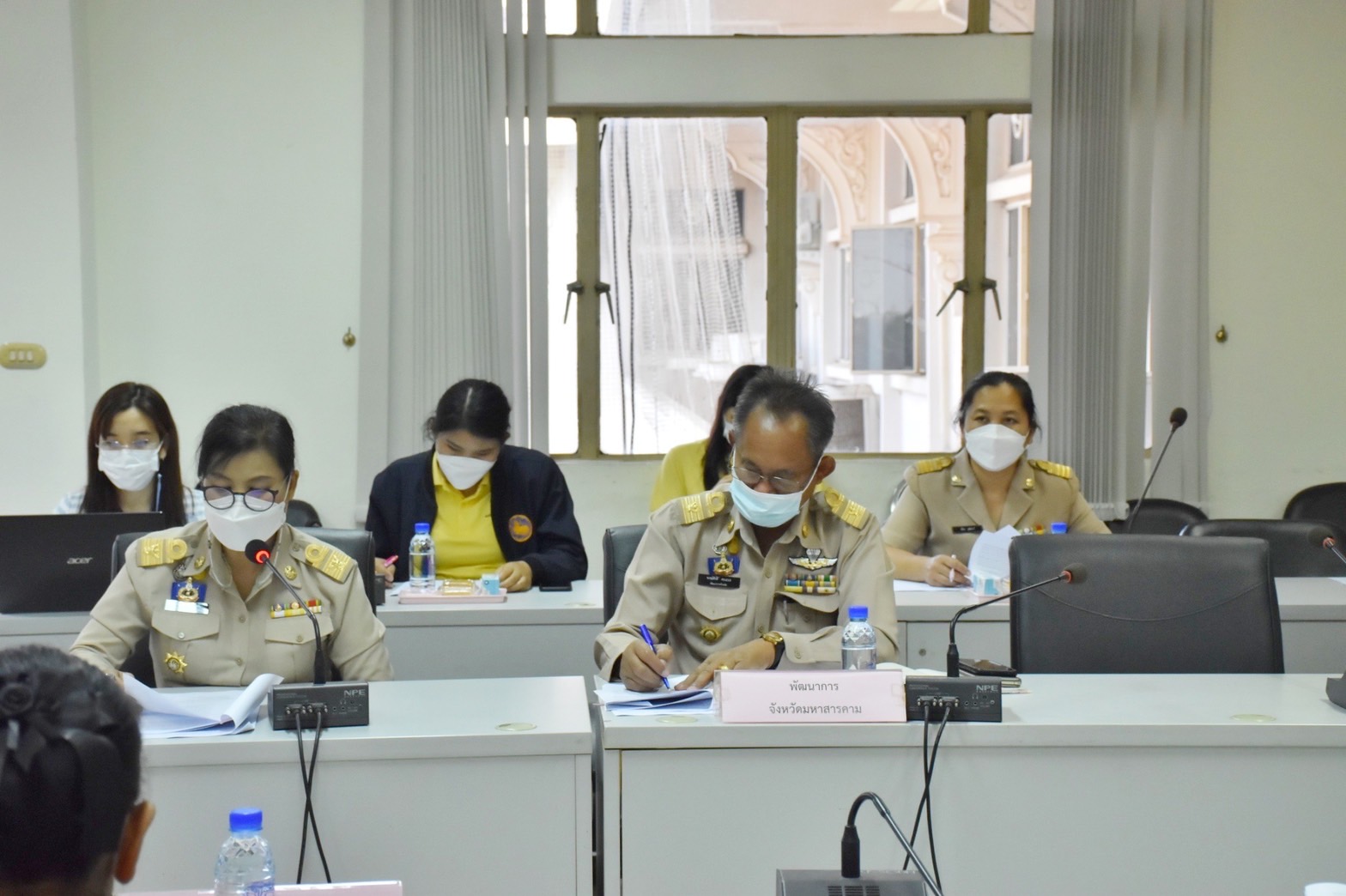 พัฒนาการจังหวัดมหาสารคาม “ร่วมประชุมโครงการและกิจกรรมเฉลิมพระเกียรติสมเด็จพระนางเจ้าสิริกิติ์ พระบรมราชินีนาถ พระบรมราชชนนีพันปีหลวง เนื่องในโอกาสมหามงคลเฉลิมพระชนมพรรษา 90 พรรษา 12 สิงหาคม 2565”