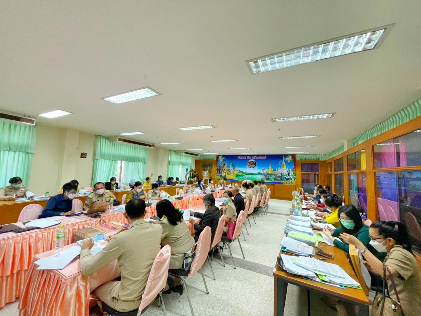 คณะอนุกรรมการบริหารกองทุนพัฒนาบทบาทสตรีระดับจังหวัดมหาสารคาม ประชุมครั้งที่ 2/2565