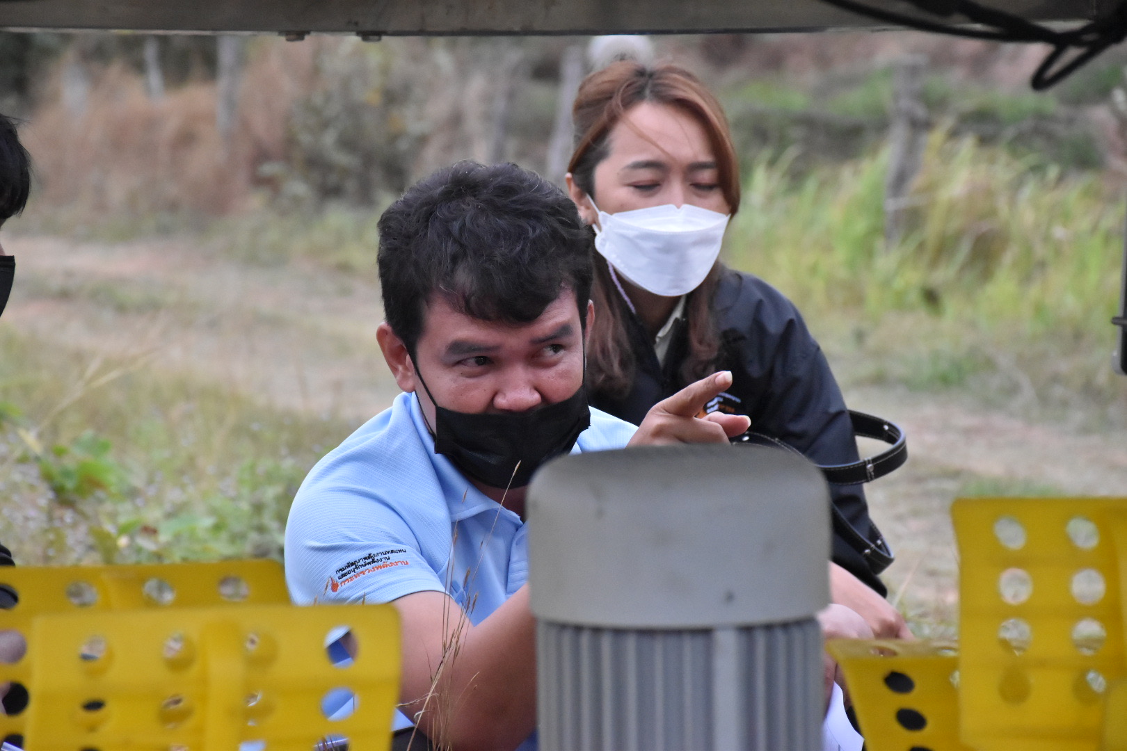 พช.มหาสารคามลงพื้นที่ตรวจรับครุภัณฑ์การเกษตร เพื่อสนับสนุนการดำเนินงานพัฒนาพื้นที่เรียนรู้ชุมชนต้นแบบการพัฒนาคุณภาพชีวิต (CLM) จ.มหาสารคาม