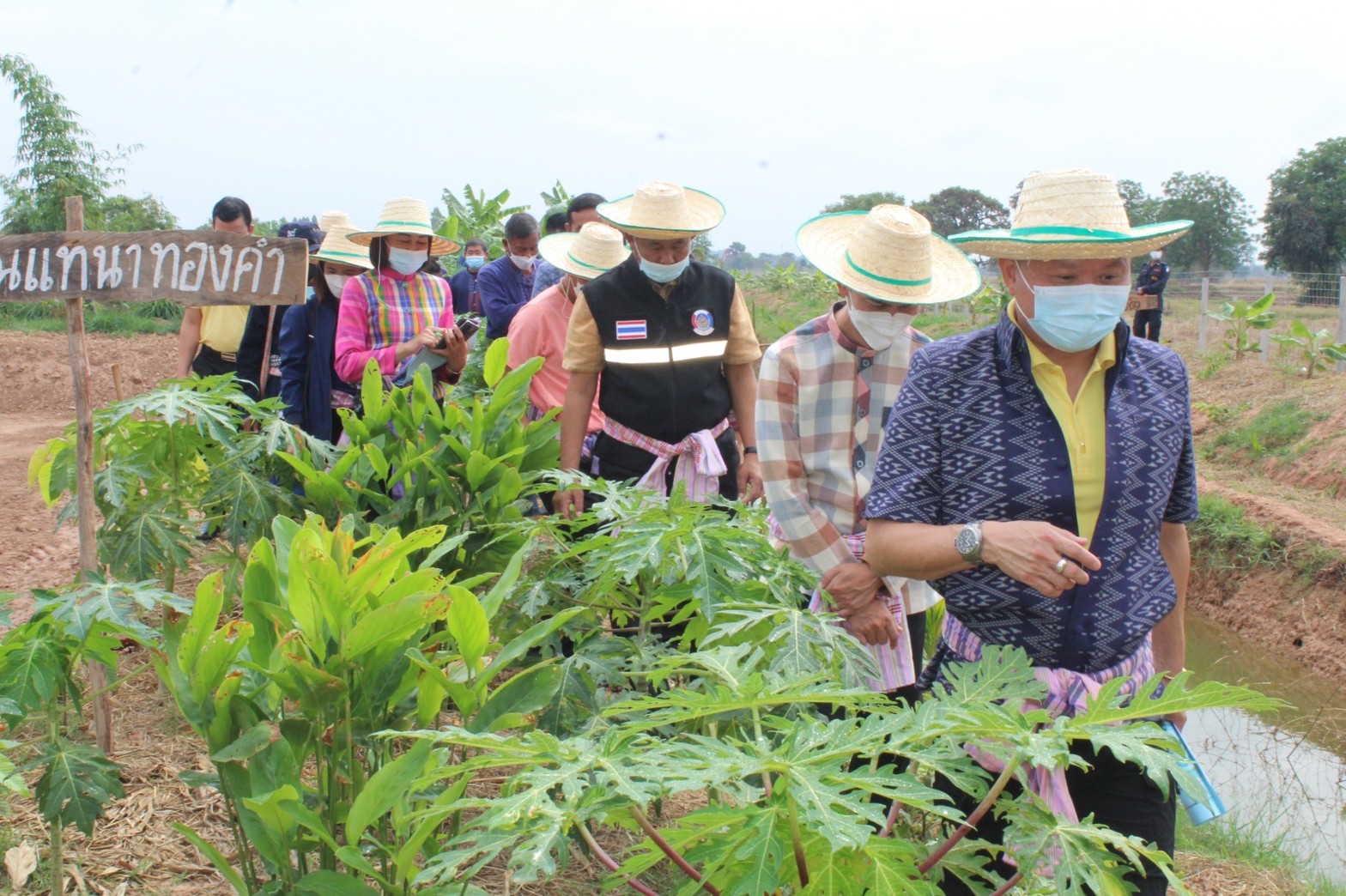 พช.มหาสารคาม “ประกวดครัวเรือนต้นแบบ โคก หนอง นา พัฒนาชุมชนจังหวัดมหาสารคาม ประจำปี 2565” ณ แปลงครัวเรือนต้นแบบ โคก หนอง นา พัฒนาชุมชน (ขนาด 3 ไร่)  นายวีรพล พลเดช หมู่ที่ 13 ตำบลศรีสุข อำเภอกันทรวิชัย จังหวัดมหาสารคาม