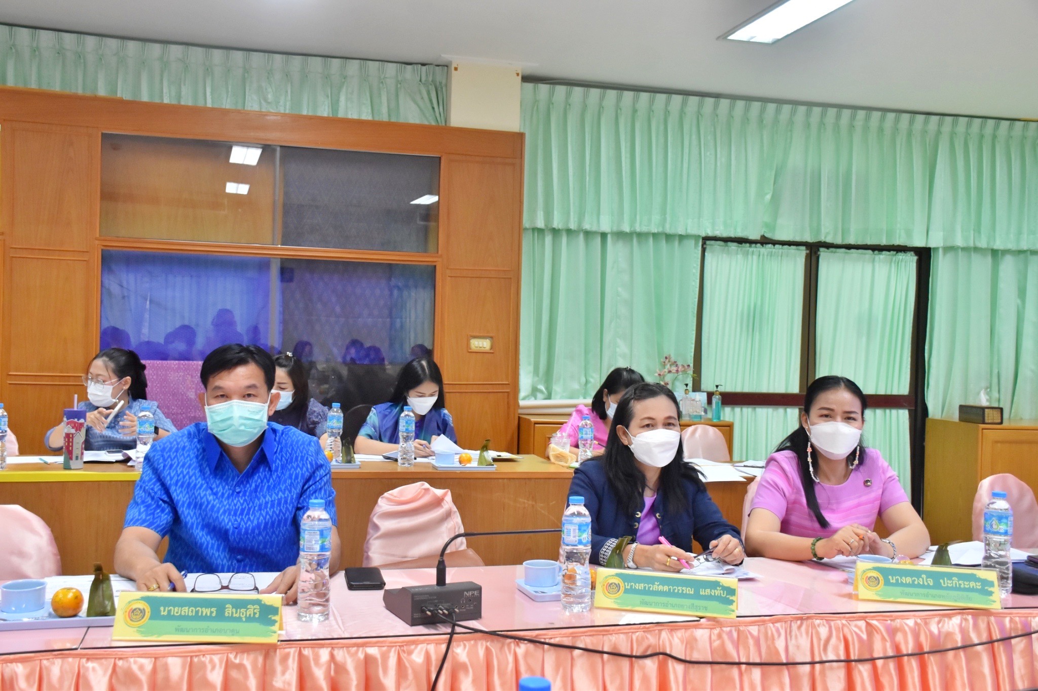 พช.มหาสารคามประชุมประจำเดือนสำนักงานพัฒนาชุมชนจังหวัดมหาสารคาม ครั้งที่ 2 /2565