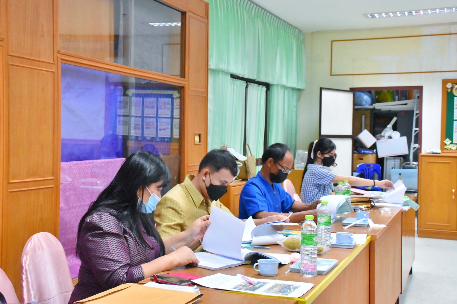 สำนักงานเลขานุการคณะอนุกรรมการบริหารกองทุนพัฒนาบทบาทสตรีจังหวัดมหาสารคาม จัดประชุมคณะทำงานขับเคลื่อนกองทุนพัฒนาบทบาสตรีจังหวัดมหาสารคาม ครั้งที่ 2/2565