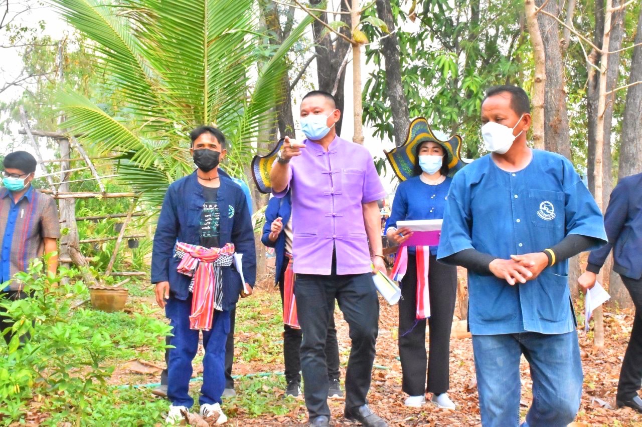 พช.มหาสารคาม “ประกวดครัวเรือนต้นแบบ โคก หนอง นา พัฒนาชุมชนจังหวัดมหาสารคาม ประจำปี 2565” ณ แปลงครัวเรือนต้นแบบ โคก หนอง นา พัฒนชุมชน นายบุญช่วย สุปะติ หมู่ที่ 9 ตำบลหนองทุ่ม อำเภอวาปีปทุม จังหวัดมหาสารคาม