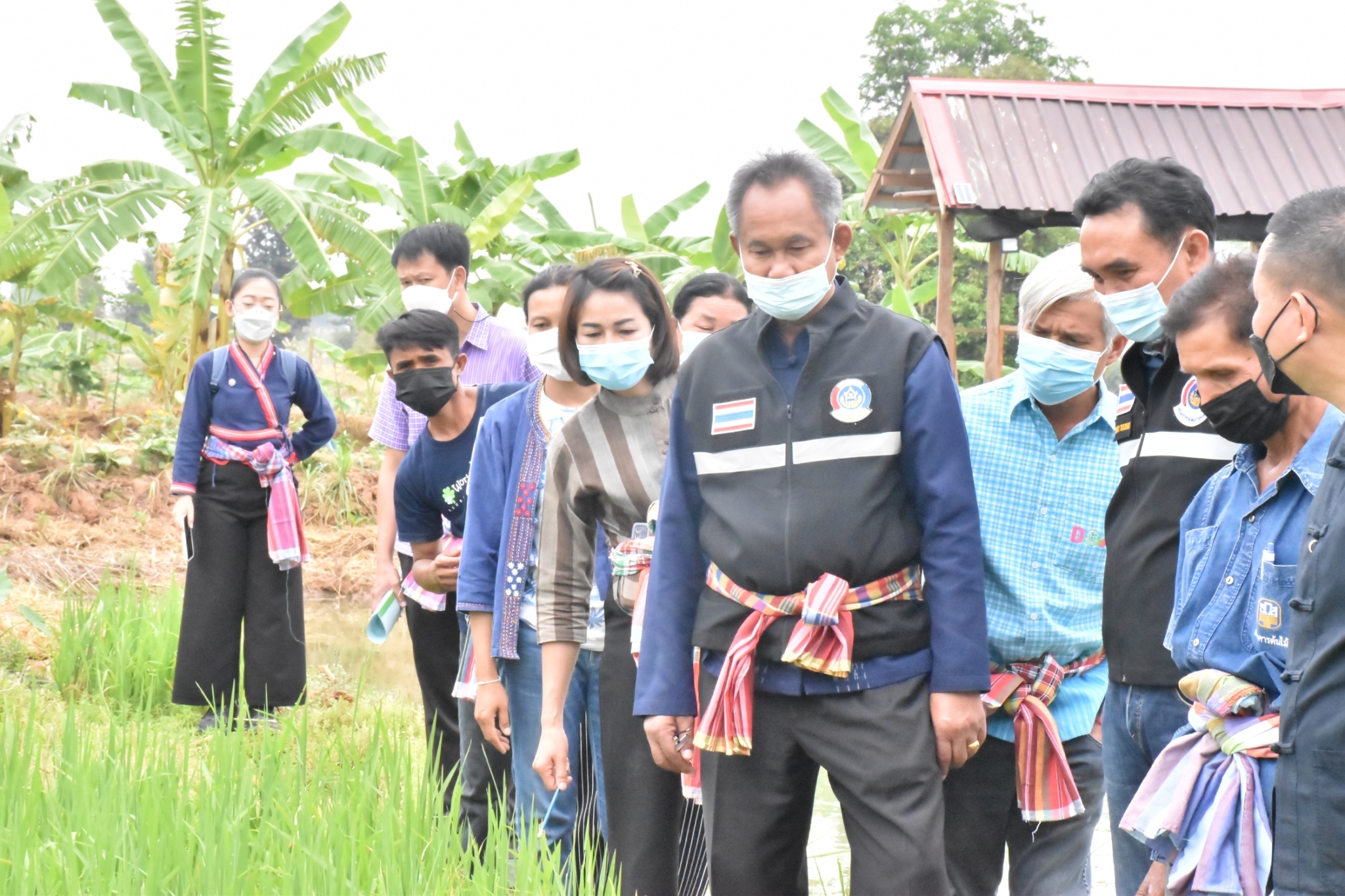 พช.มหาสารคาม “ประกวดครัวเรือนต้นแบบ โคก หนอง นา พัฒนาชุมชนจังหวัดมหาสารคาม ประจำปี 2565” ณ แปลงครัวเรือนต้นแบบ โคก หนอง นา พัฒนาชุมชน นายธีระ ดงเสือ หมู่ที่ 14 ตำบลเลิงแฝก อำเภอกุดรัง จังหวัดมหาสารคาม