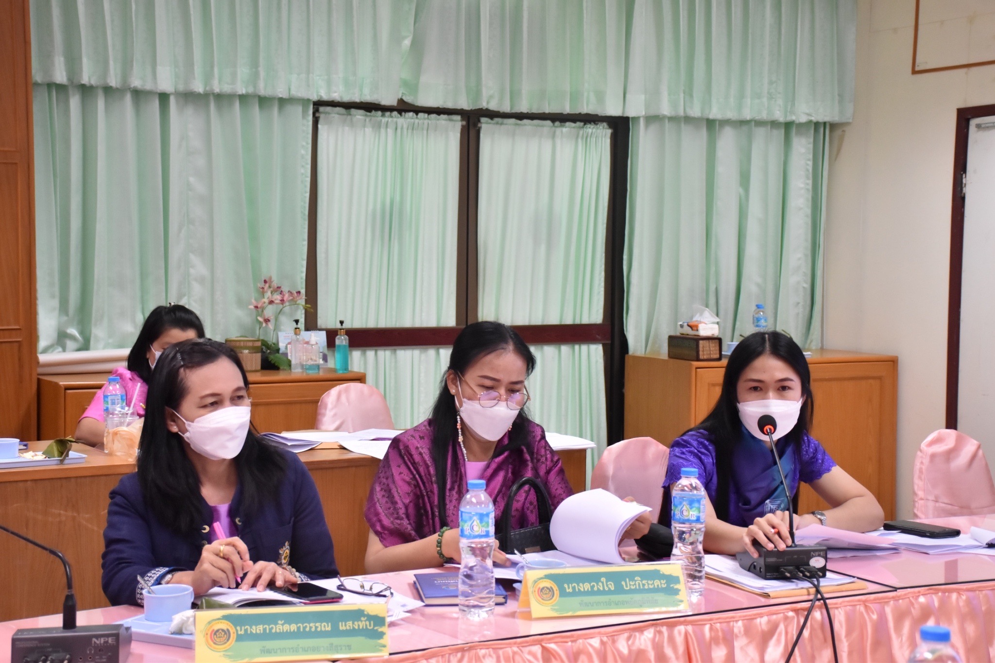 พช.มหาสารคามประชุมประจำเดือนสำนักงานพัฒนาชุมชนจังหวัดมหาสารคาม ครั้งที่ 2 /2565
