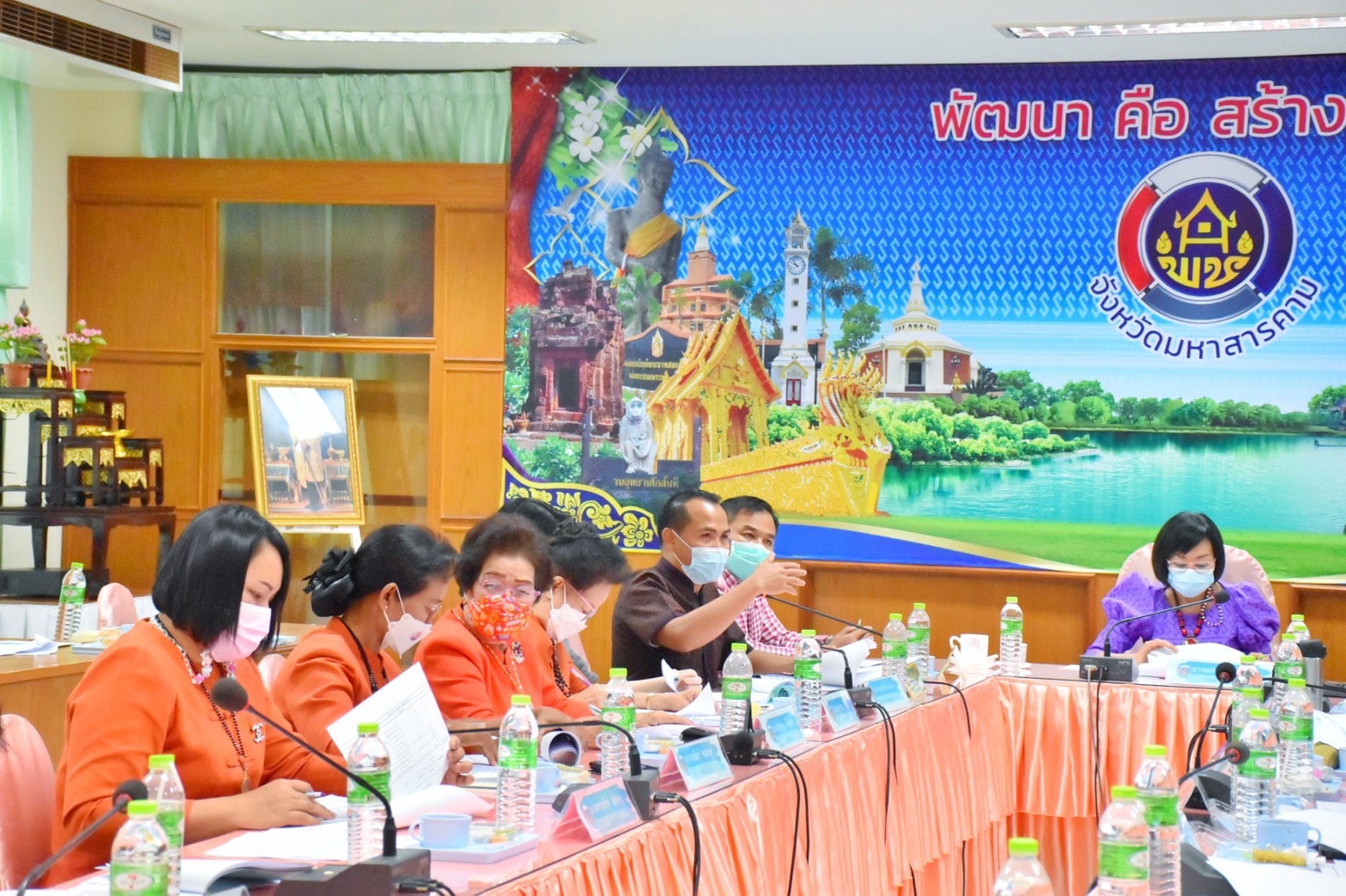 สำนักงานเลขานุการคณะอนุกรรมการบริหารกองทุนพัฒนาบทบาทสตรีจังหวัดมหาสารคาม จัดประชุมคณะทำงานขับเคลื่อนกองทุนพัฒนาบทบาสตรีจังหวัดมหาสารคาม ครั้งที่ 2/2565