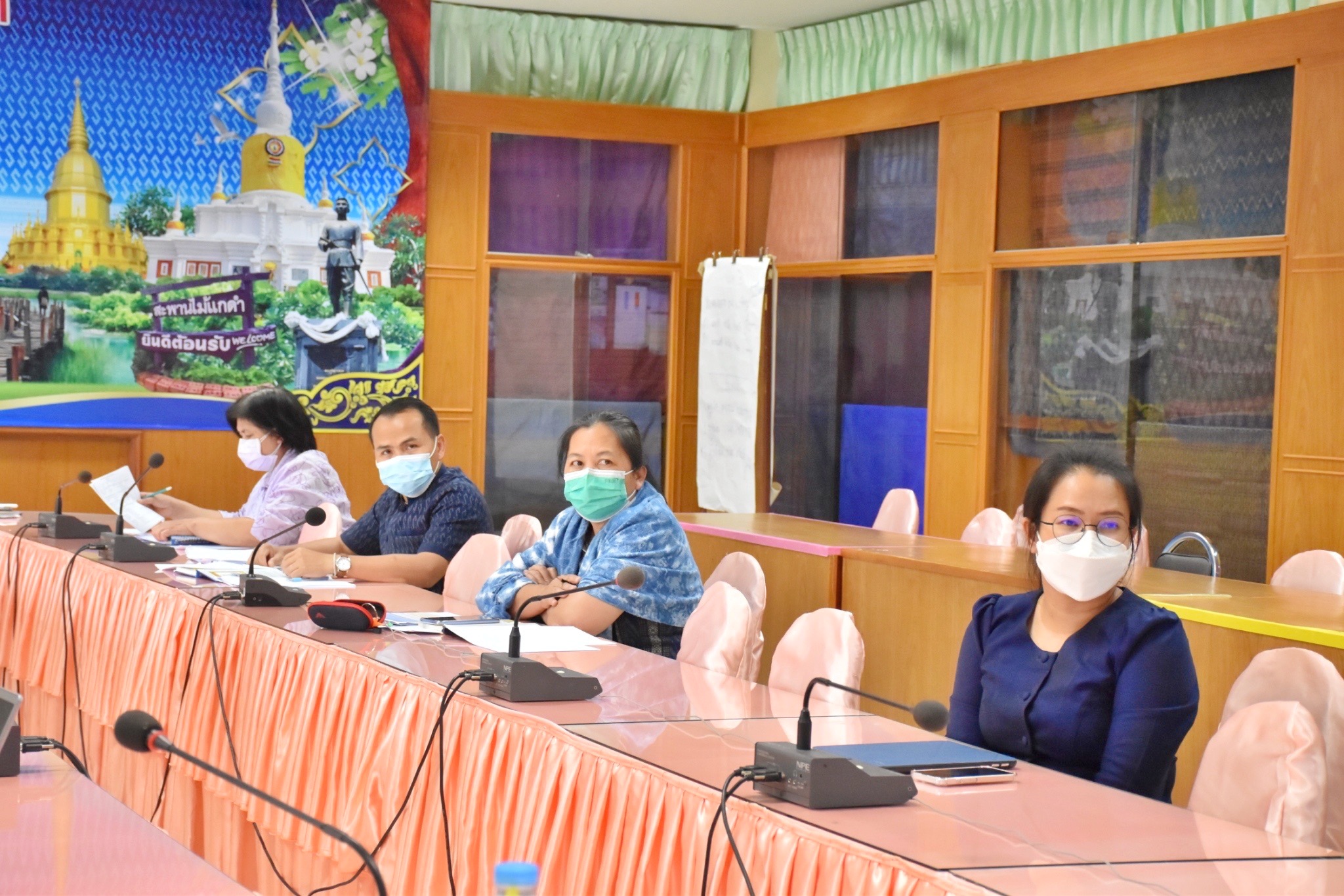 พช.มหาสารคามร่วมการประชุมกรมการพัฒนาชุมชน ครั้งที่ 2/2565 ผ่านระบบ (Video Conference และ TV พช.)