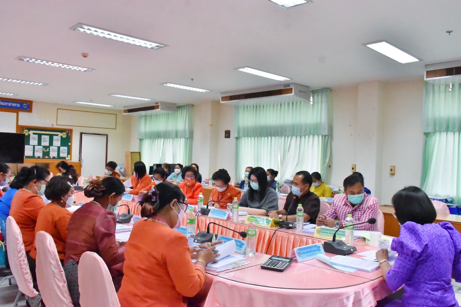 สำนักงานเลขานุการคณะอนุกรรมการบริหารกองทุนพัฒนาบทบาทสตรีจังหวัดมหาสารคาม จัดประชุมคณะทำงานขับเคลื่อนกองทุนพัฒนาบทบาสตรีจังหวัดมหาสารคาม ครั้งที่ 2/2565