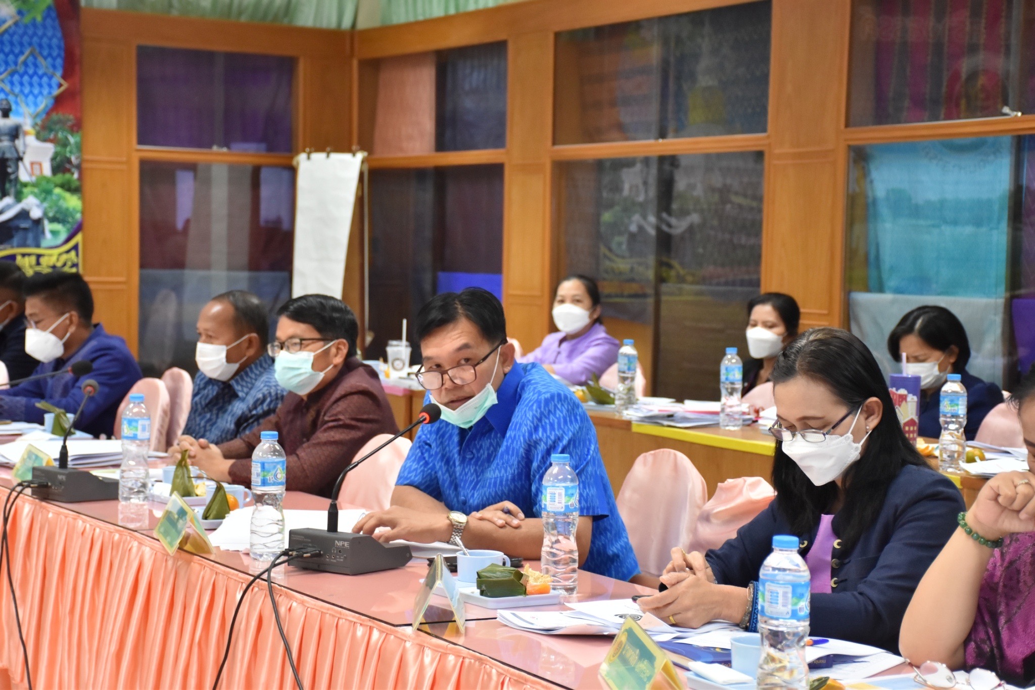พช.มหาสารคามประชุมประจำเดือนสำนักงานพัฒนาชุมชนจังหวัดมหาสารคาม ครั้งที่ 2 /2565