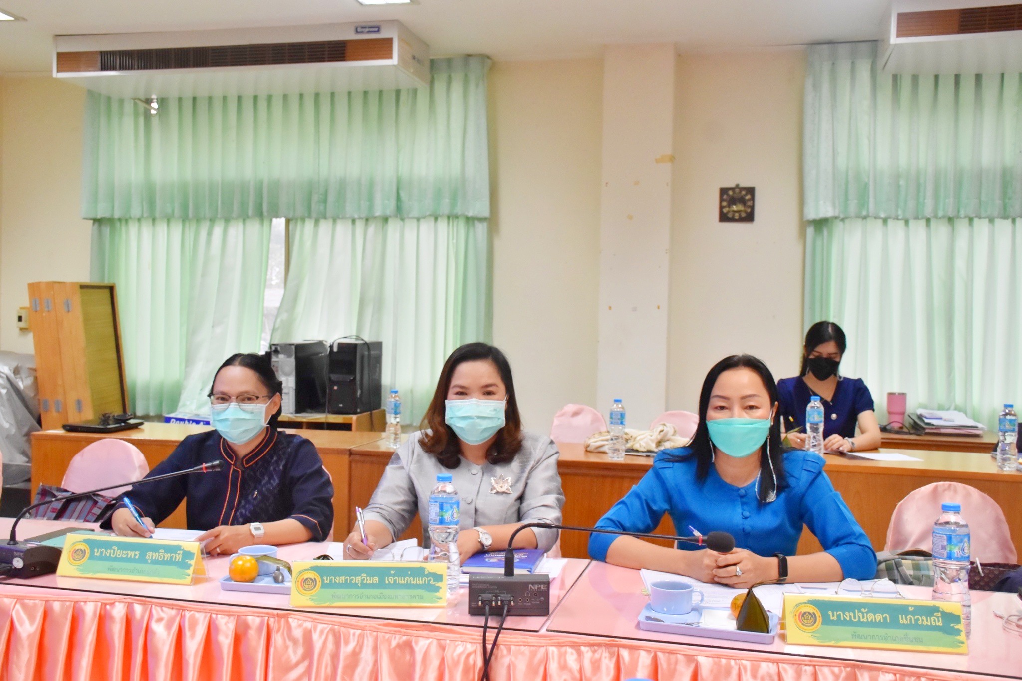 พช.มหาสารคามประชุมประจำเดือนสำนักงานพัฒนาชุมชนจังหวัดมหาสารคาม ครั้งที่ 2 /2565