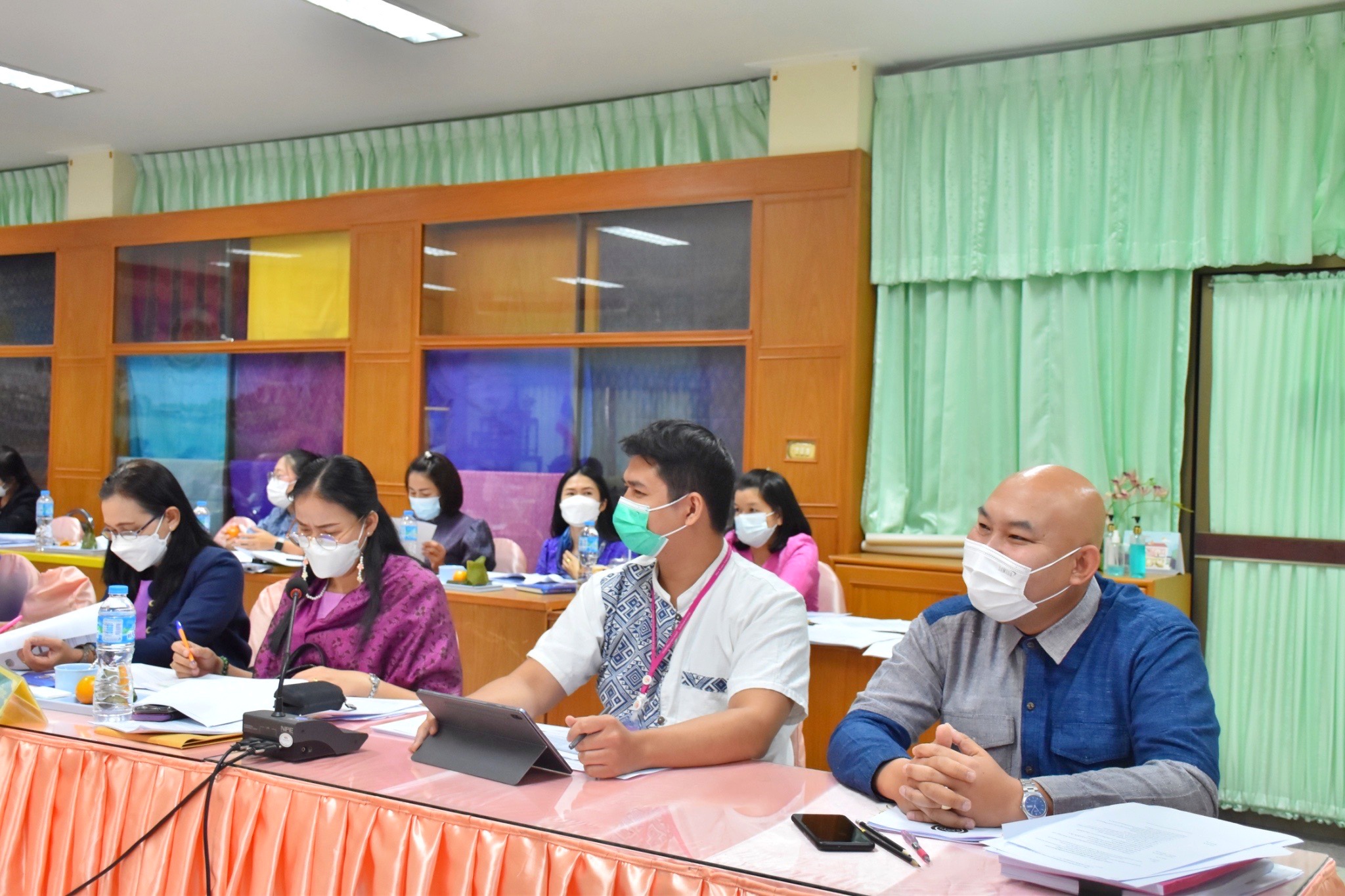 พช.มหาสารคามประชุมประจำเดือนสำนักงานพัฒนาชุมชนจังหวัดมหาสารคาม ครั้งที่ 2 /2565