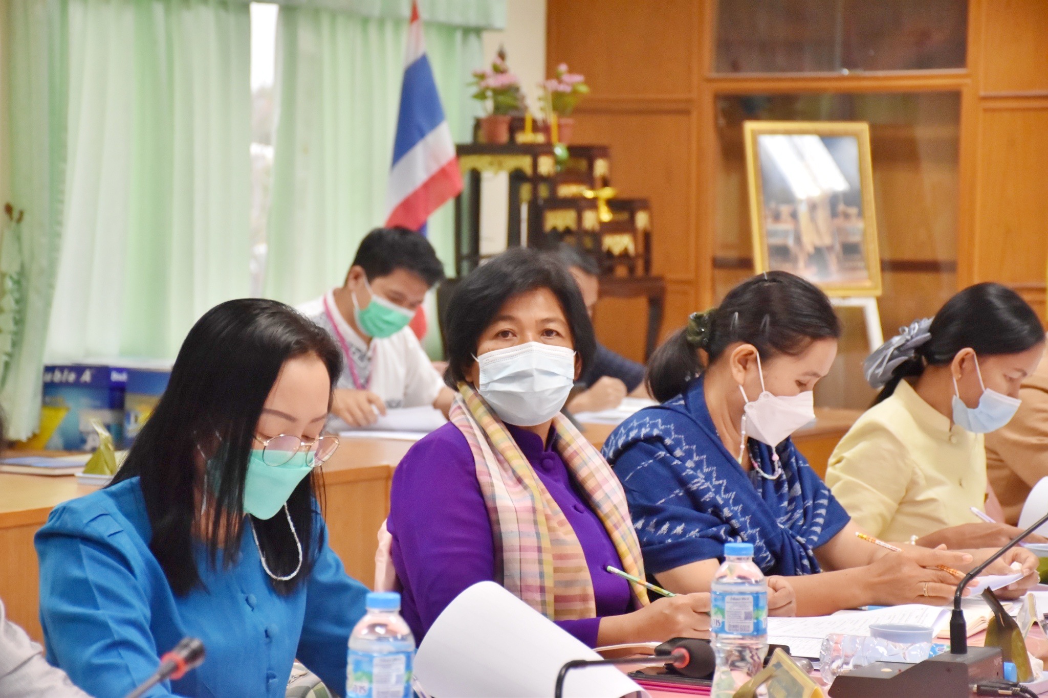 พช.มหาสารคามประชุมประจำเดือนสำนักงานพัฒนาชุมชนจังหวัดมหาสารคาม ครั้งที่ 2 /2565