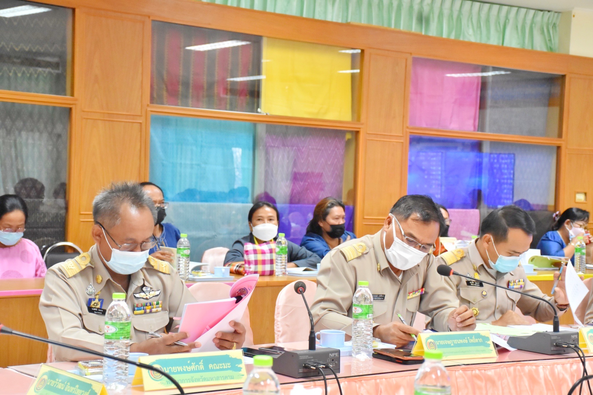 คณะอนุกรรมการบริหารกองทุนพัฒนาบทบาทสตรีระดับจังหวัดมหาสารคาม ประชุมครั้งที่ 2/2565