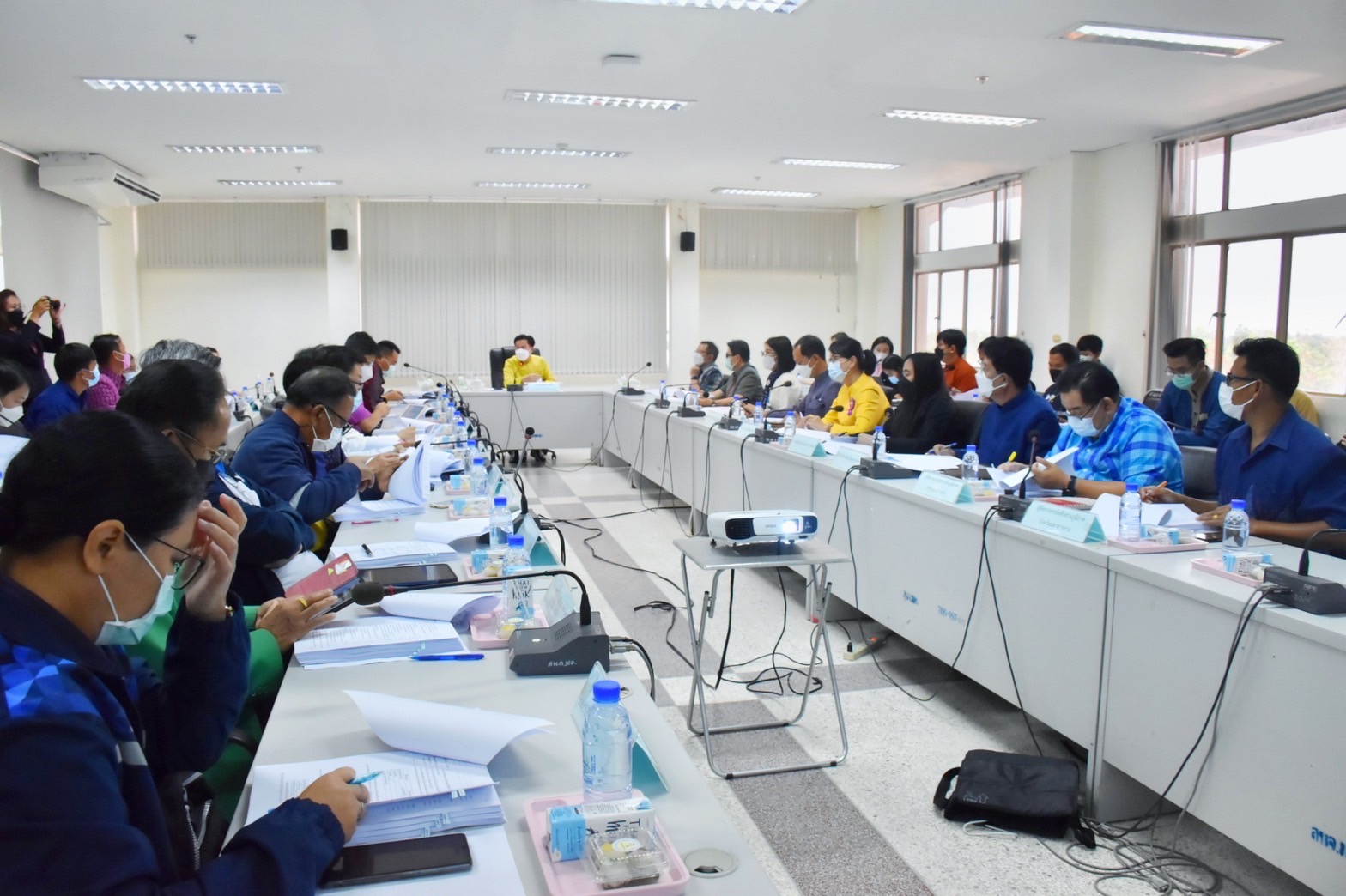 พช.มหาสารคามเข้าร่วมประชุมคณะกรรมการบริหารจังหวัดแบบบูรณาการจังหวัดมหาสารคาม (ก.บ.จ.มค.)