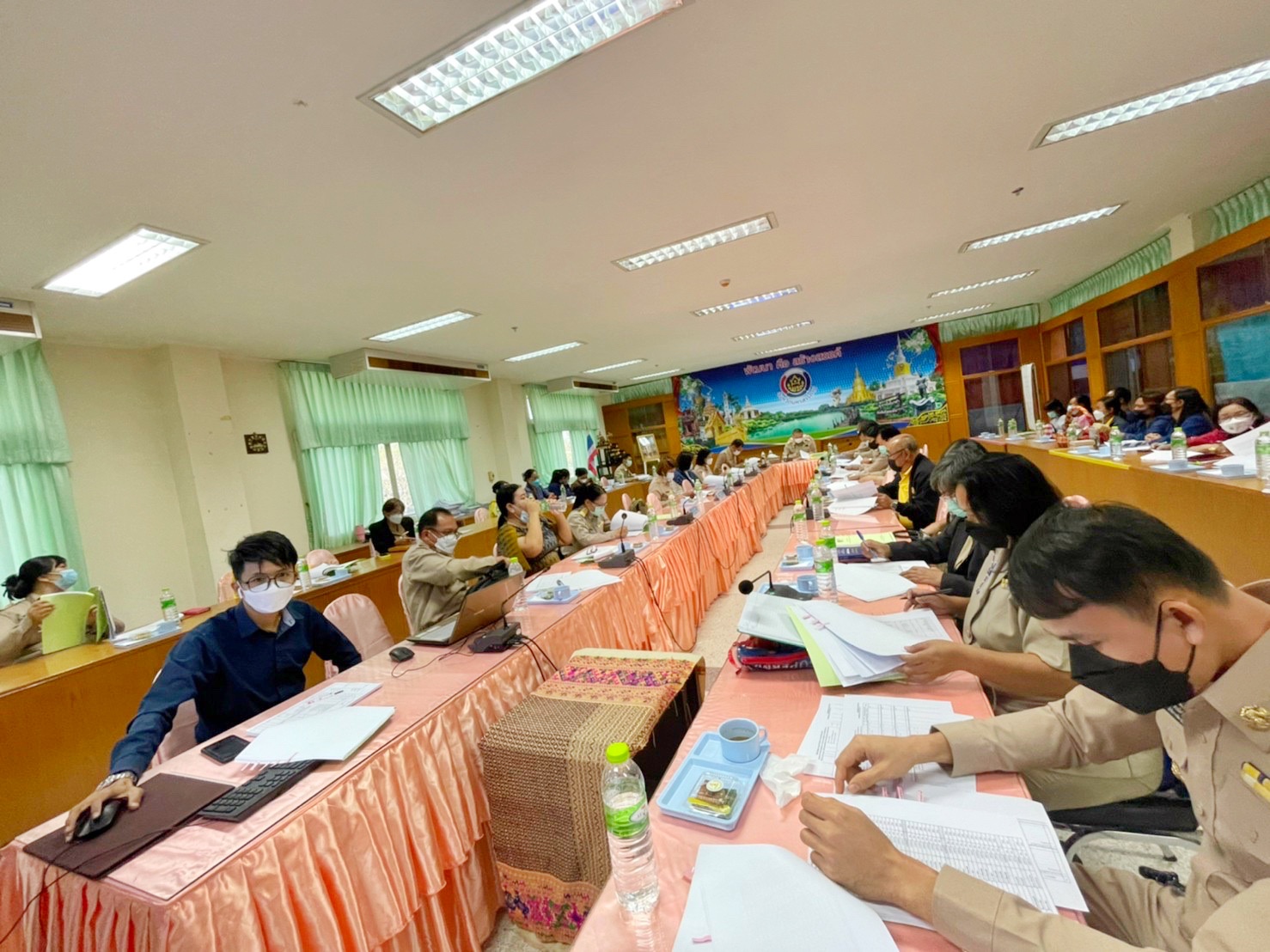 คณะอนุกรรมการบริหารกองทุนพัฒนาบทบาทสตรีระดับจังหวัดมหาสารคาม ประชุมครั้งที่ 2/2565