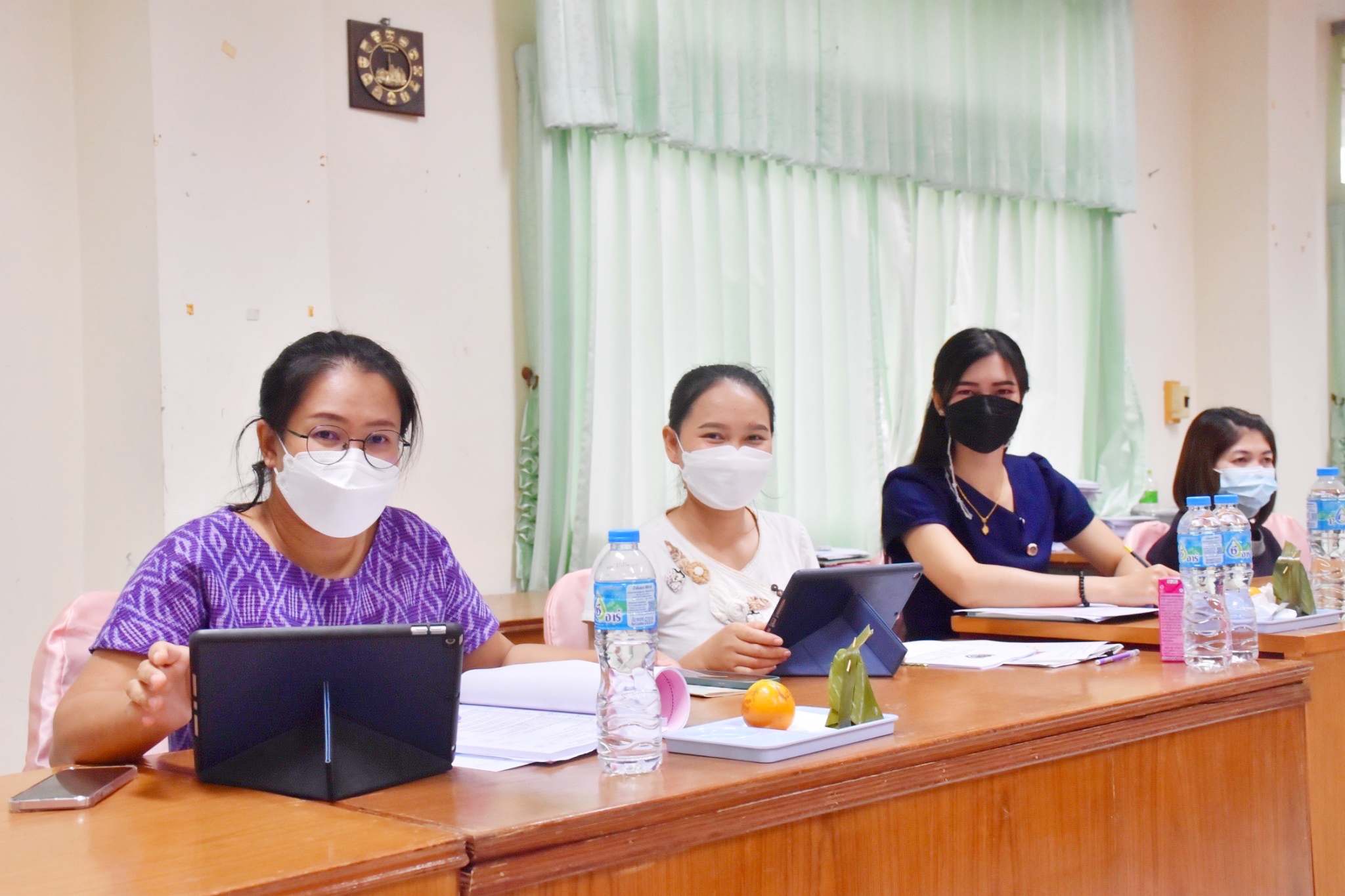 พช.มหาสารคามประชุมประจำเดือนสำนักงานพัฒนาชุมชนจังหวัดมหาสารคาม ครั้งที่ 2 /2565