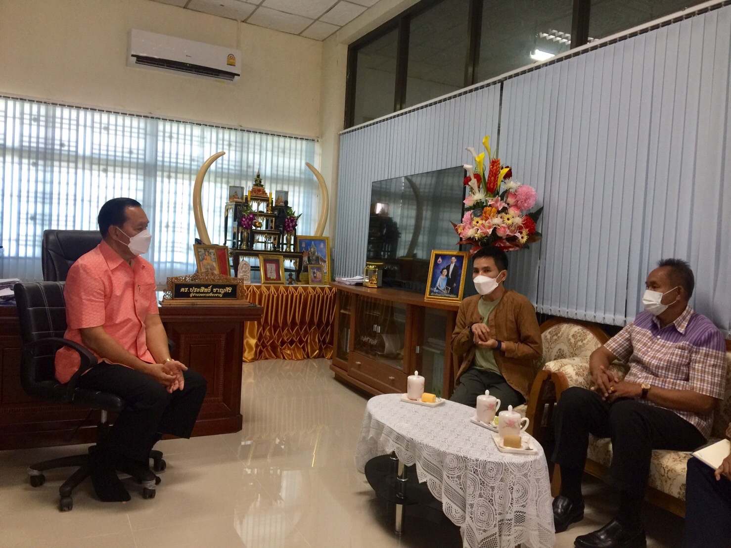 สำนักงานพัฒนาชุมชนจังหวัดมหาสารคาม หารือแนวทางส่งเสริมและสนับสนุนนักเรียนกลุ่มเยาวชนไทย ใส่ใจภูมิปัญญาท้องถิ่น โรงเรียนพยัคฆภูมิพิทยาคาร