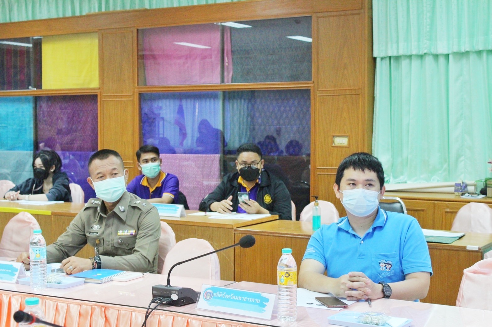 จังหวัดมหาสารคาม ร่วมประชุมเชิงปฏิบัติการเพื่อซักซ้อมแนวทางการขับเคลื่อน ศูนย์อำนวยการขจัดความยากจนและพัฒนาคนทุกช่วงวัยอย่างยั่งยืน ตามหลักปรัชญาของเศรษฐกิจพอเพียง (ศจพ.) ในระดับพื้นที่ ปีงบประมาณ พ.ศ. 2565 (ภาคตะวันออกเฉียงเหนือ)