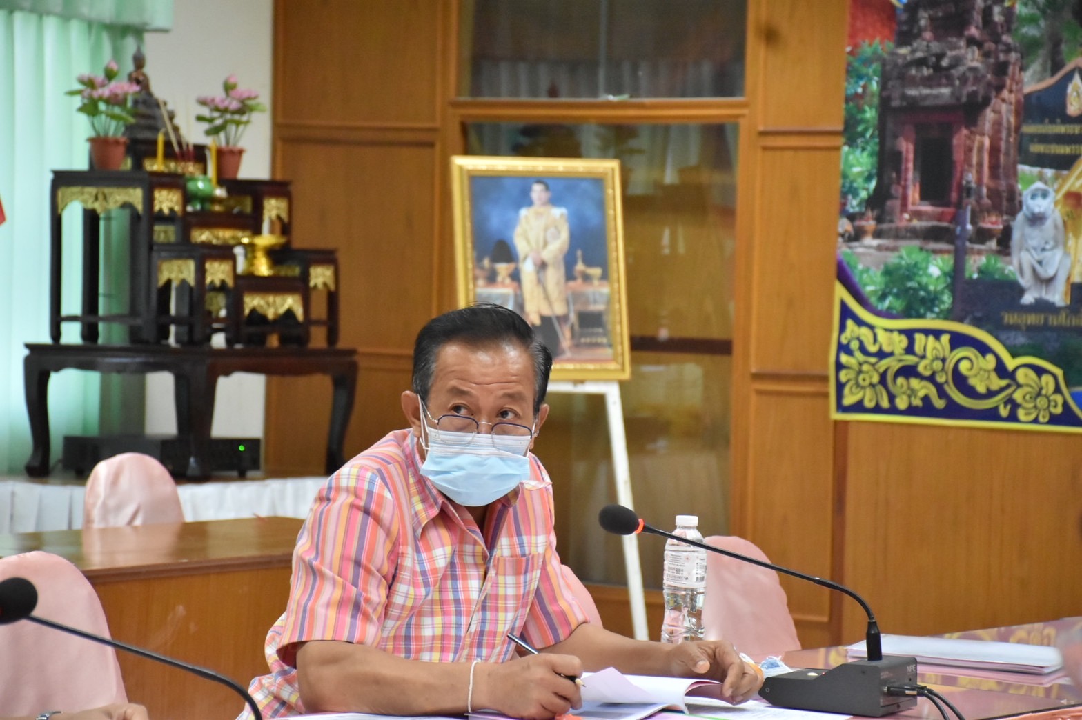 จังหวัดมหาสารคามประกวดหมู่บ้านกองทุนแม่ของแผ่นดินดีเด่นระดับจังหวัด ประจำปี 2565 ผ่านระบบ Zoom Cloud Meeting