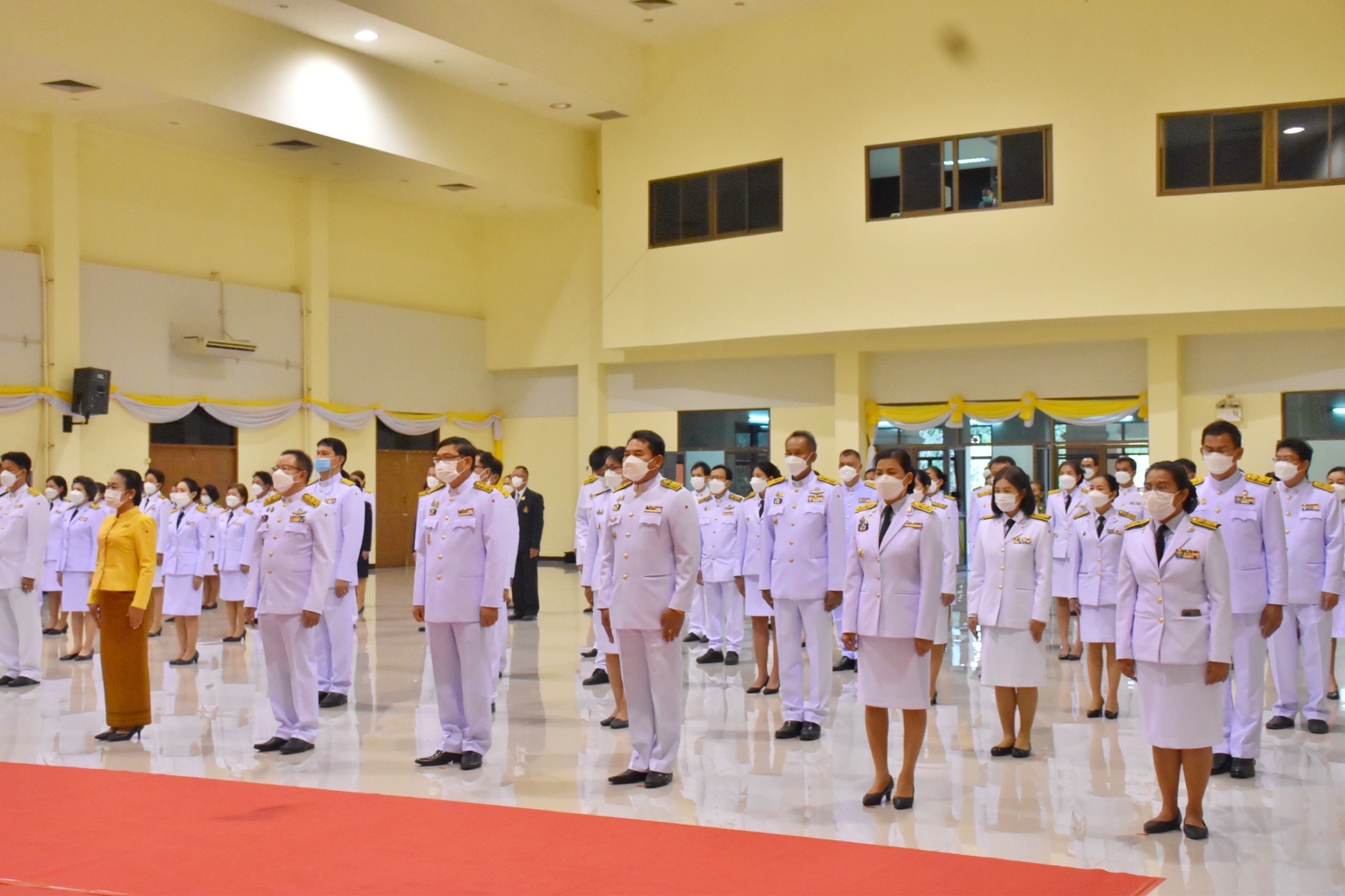พช.มหาสารคามร่วมถวายราชสักการะแด่พระบาทสมเด็จพระบรมชนกาธิเบศร มหาภูมิพลอดุลเดชมหาราช บรมนาถบพิตร “พระบิดาแห่งมาตรฐานการช่างไทย”