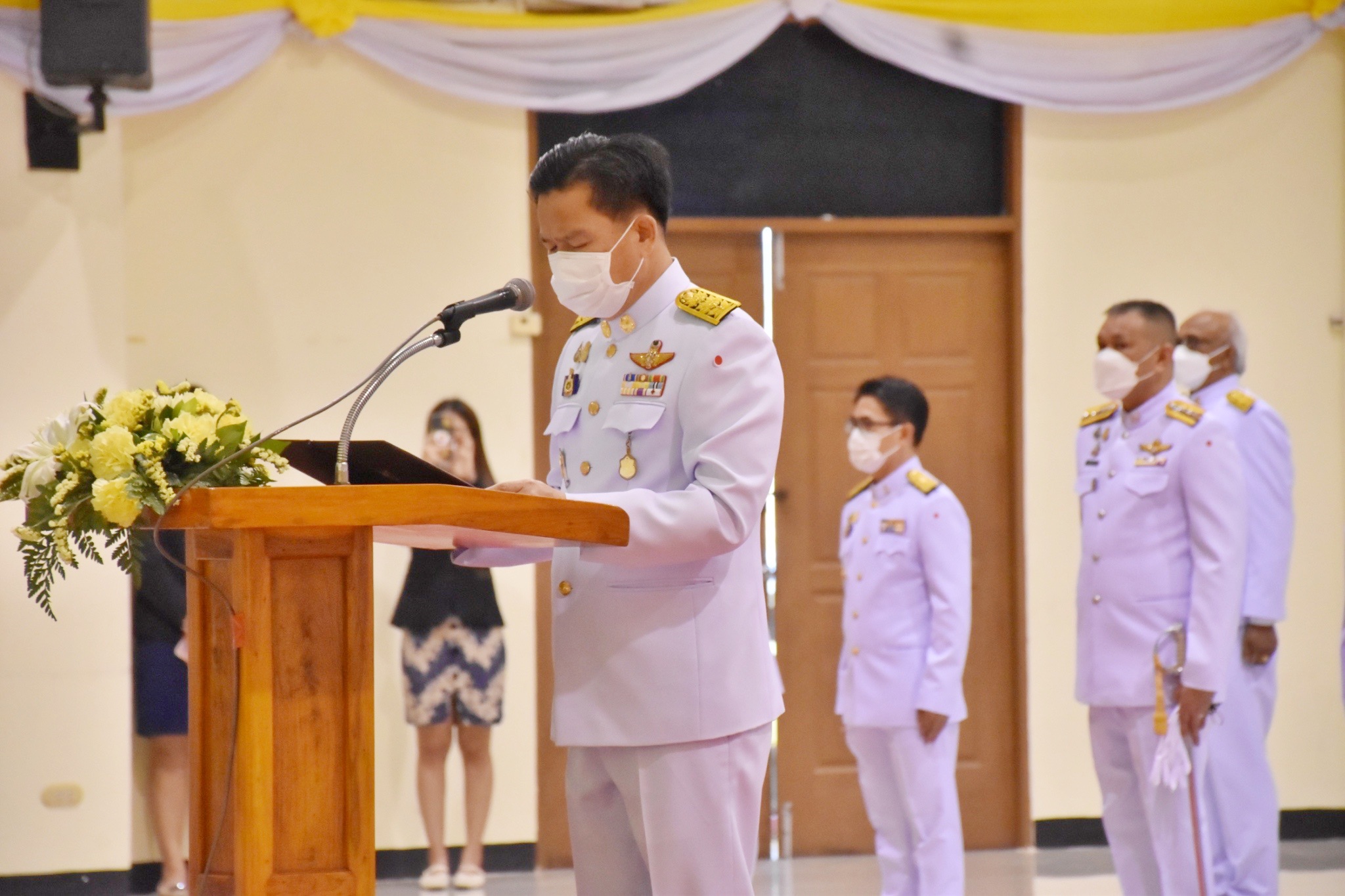 พช.มหาสารคามร่วมถวายราชสักการะแด่พระบาทสมเด็จพระบรมชนกาธิเบศร มหาภูมิพลอดุลเดชมหาราช บรมนาถบพิตร “พระบิดาแห่งมาตรฐานการช่างไทย”