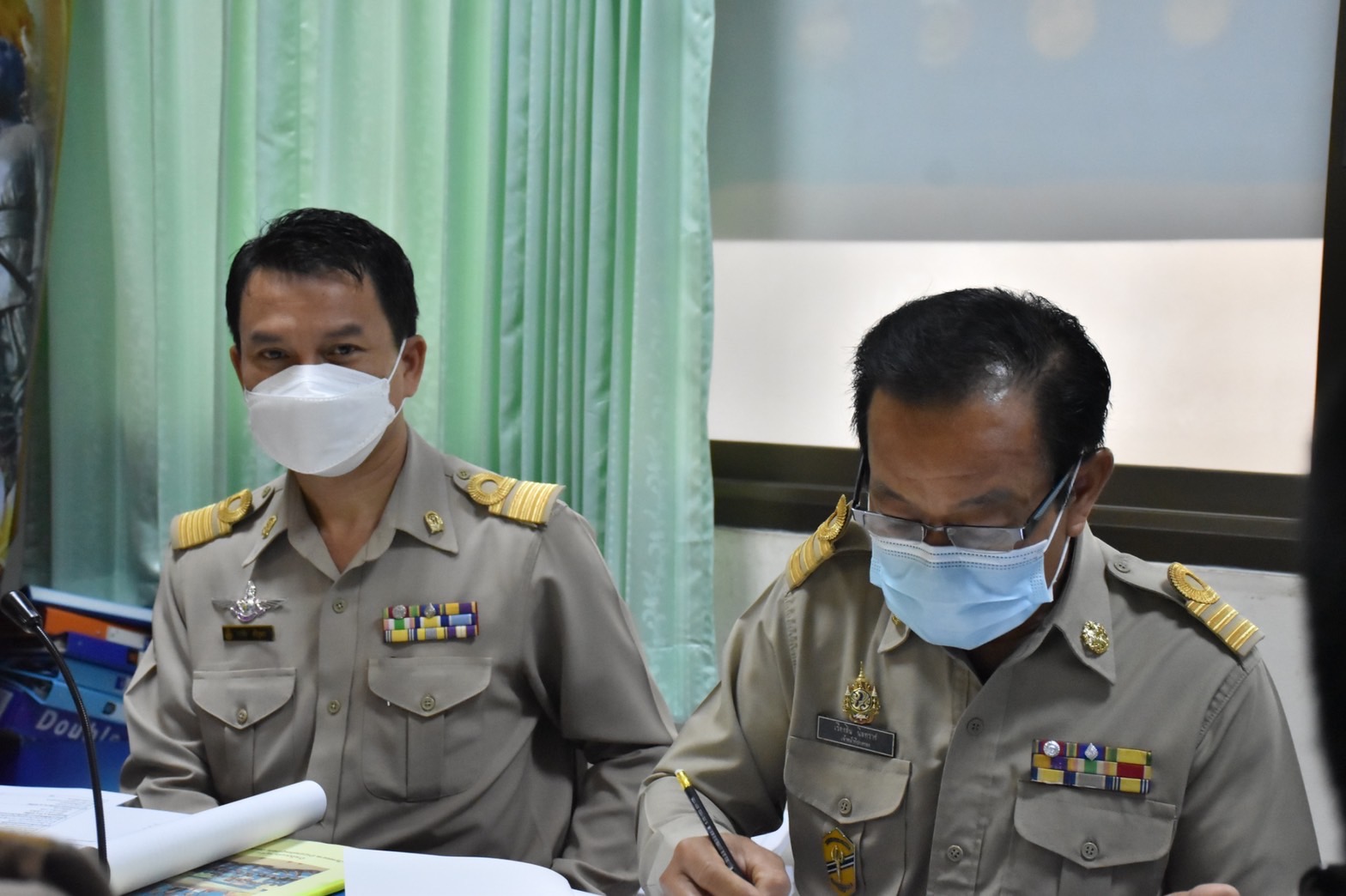จังหวัดมหาสารคามประกวดหมู่บ้านกองทุนแม่ของแผ่นดินดีเด่นระดับจังหวัด ประจำปี 2565 ผ่านระบบ Zoom Cloud Meeting