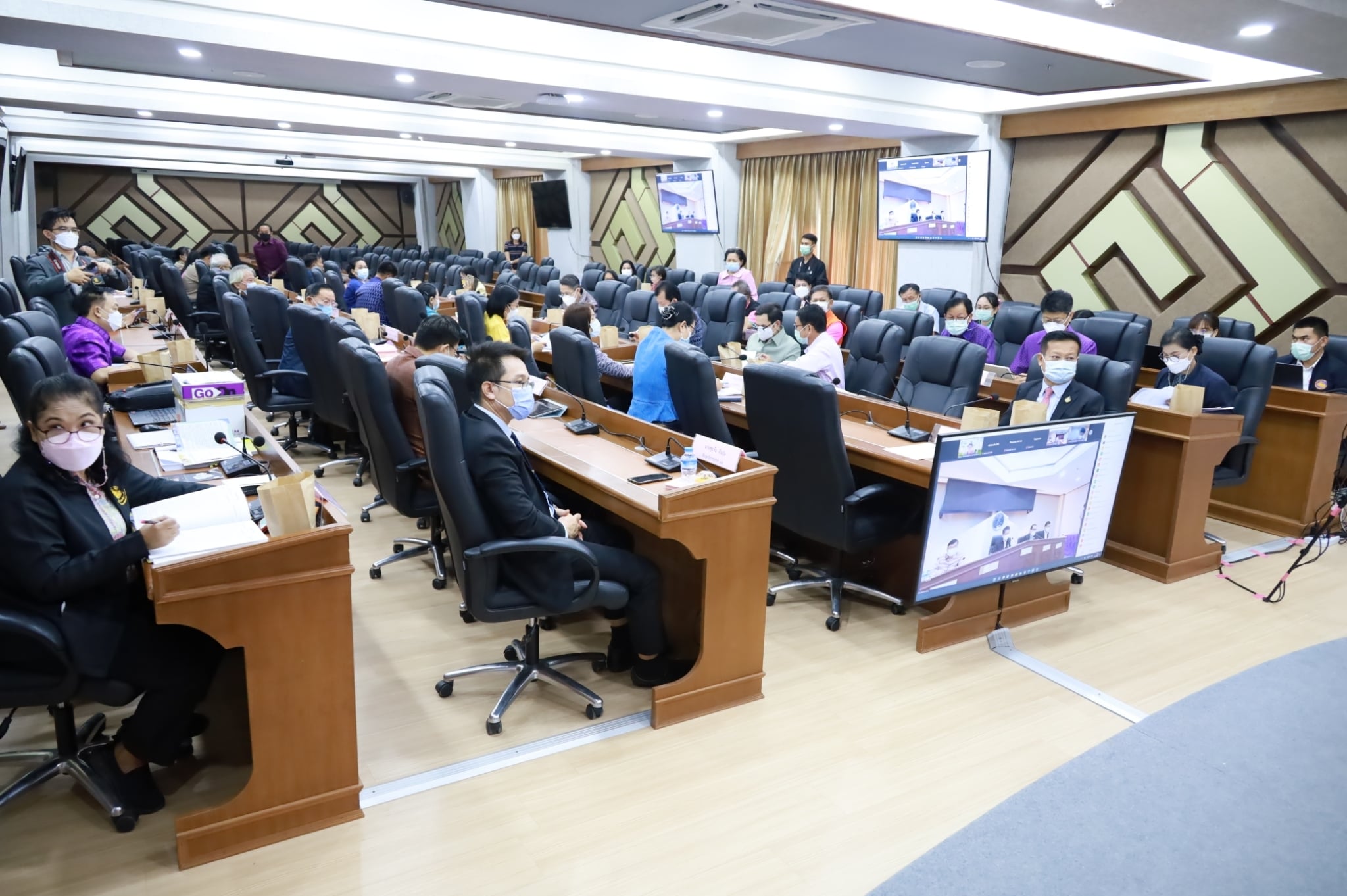 พช.มหาสารคาม ร่วมประชุมการตรวจราชการตามแผนการตรวจราชการแบบบูรณาการของคณะผู้ตรวจราชการ เขตตรวจราชการที่ 12 ประจำปีงบประมาณ พ.ศ. 2565