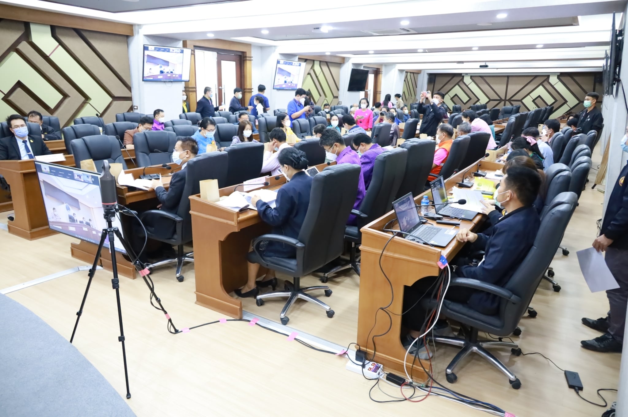 พช.มหาสารคาม ร่วมประชุมการตรวจราชการตามแผนการตรวจราชการแบบบูรณาการของคณะผู้ตรวจราชการ เขตตรวจราชการที่ 12 ประจำปีงบประมาณ พ.ศ. 2565