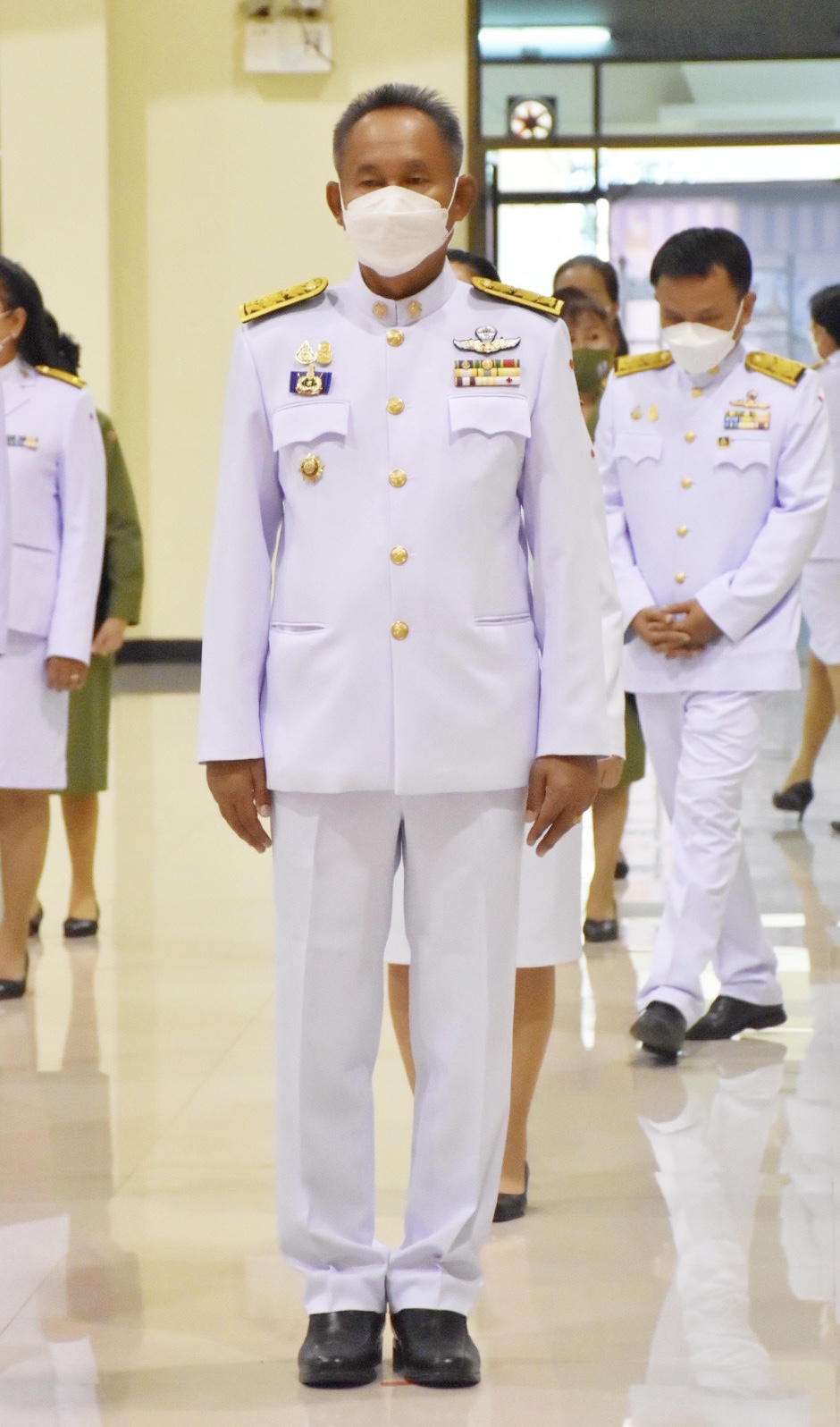 พช.มหาสารคามร่วมถวายราชสักการะแด่พระบาทสมเด็จพระบรมชนกาธิเบศร มหาภูมิพลอดุลเดชมหาราช บรมนาถบพิตร “พระบิดาแห่งมาตรฐานการช่างไทย”