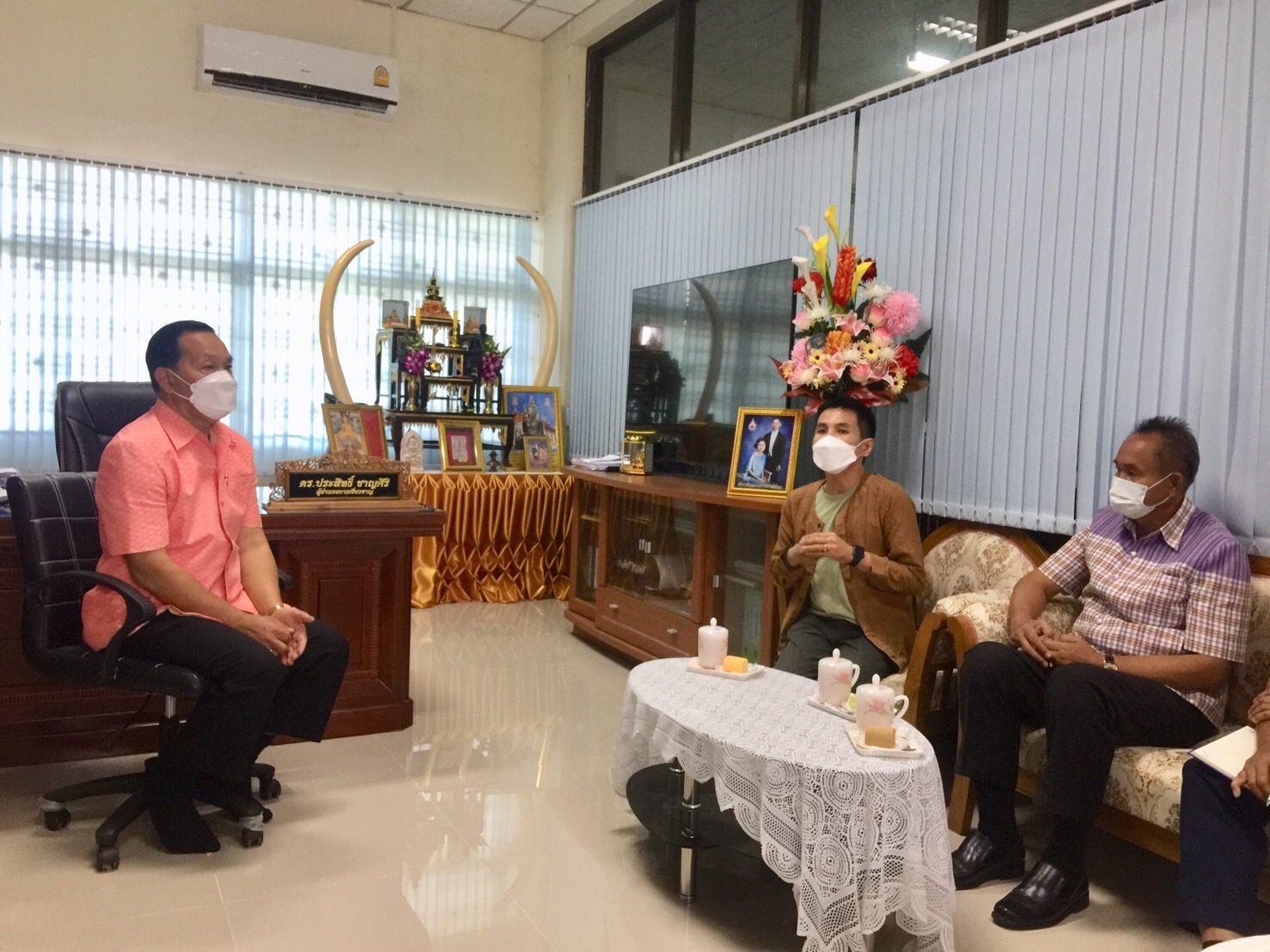 สำนักงานพัฒนาชุมชนจังหวัดมหาสารคาม หารือแนวทางส่งเสริมและสนับสนุนนักเรียนกลุ่มเยาวชนไทย ใส่ใจภูมิปัญญาท้องถิ่น โรงเรียนพยัคฆภูมิพิทยาคาร