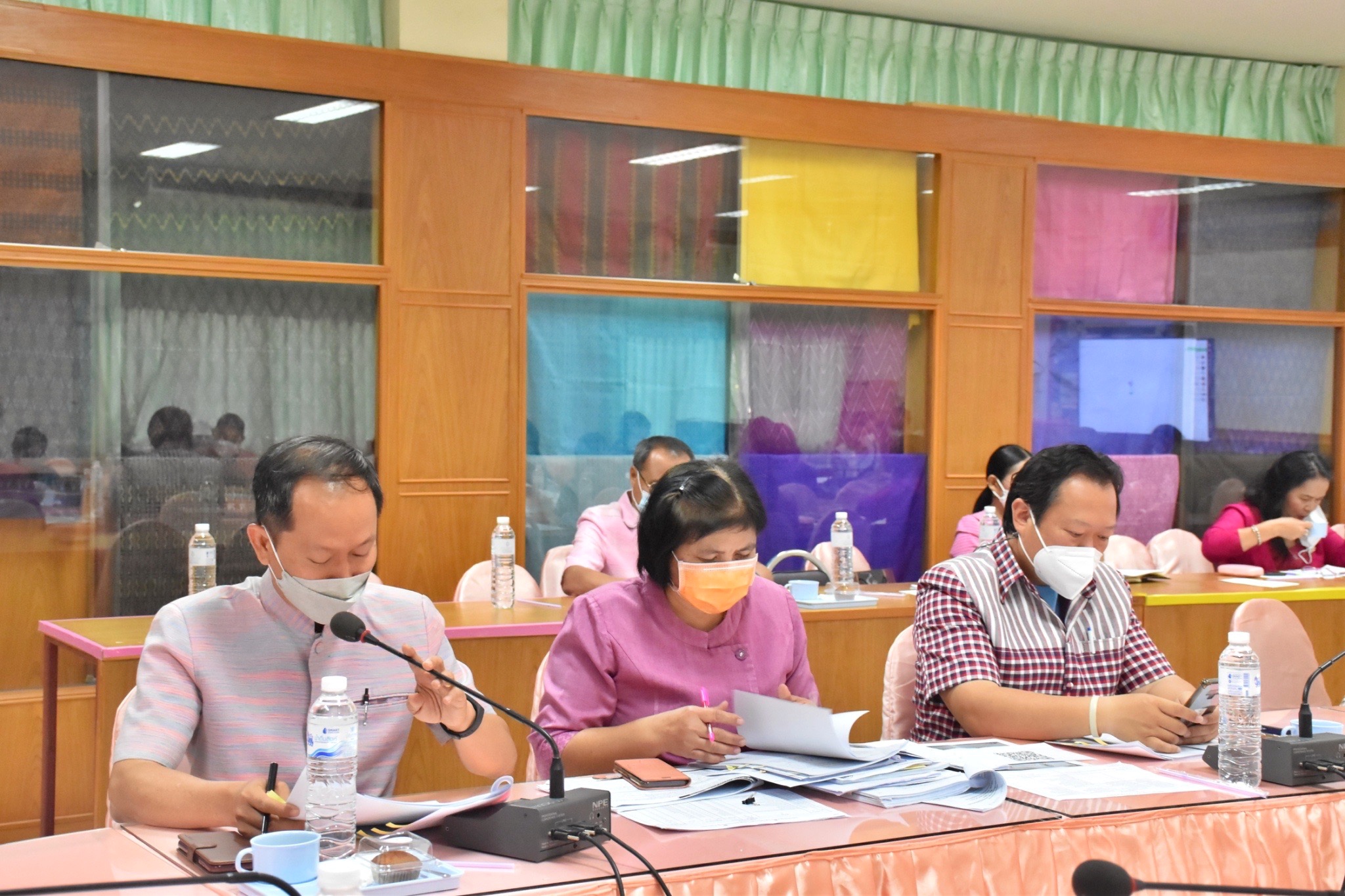พช.มหาสารคามประชุมคณะทำงานด้านการพัฒนาเศรษฐกิจฐานรากและประชารัฐจังหวัดมหาสารคาม (E๓) และผู้เกี่ยวข้องครั้งที่ ๑ / ๒๕๖๕