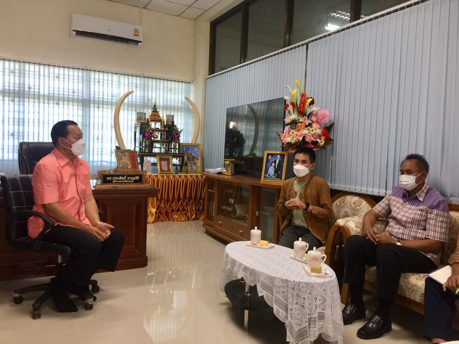 สำนักงานพัฒนาชุมชนจังหวัดมหาสารคาม หารือแนวทางส่งเสริมและสนับสนุนนักเรียนกลุ่มเยาวชนไทย ใส่ใจภูมิปัญญาท้องถิ่น โรงเรียนพยัคฆภูมิพิทยาคาร