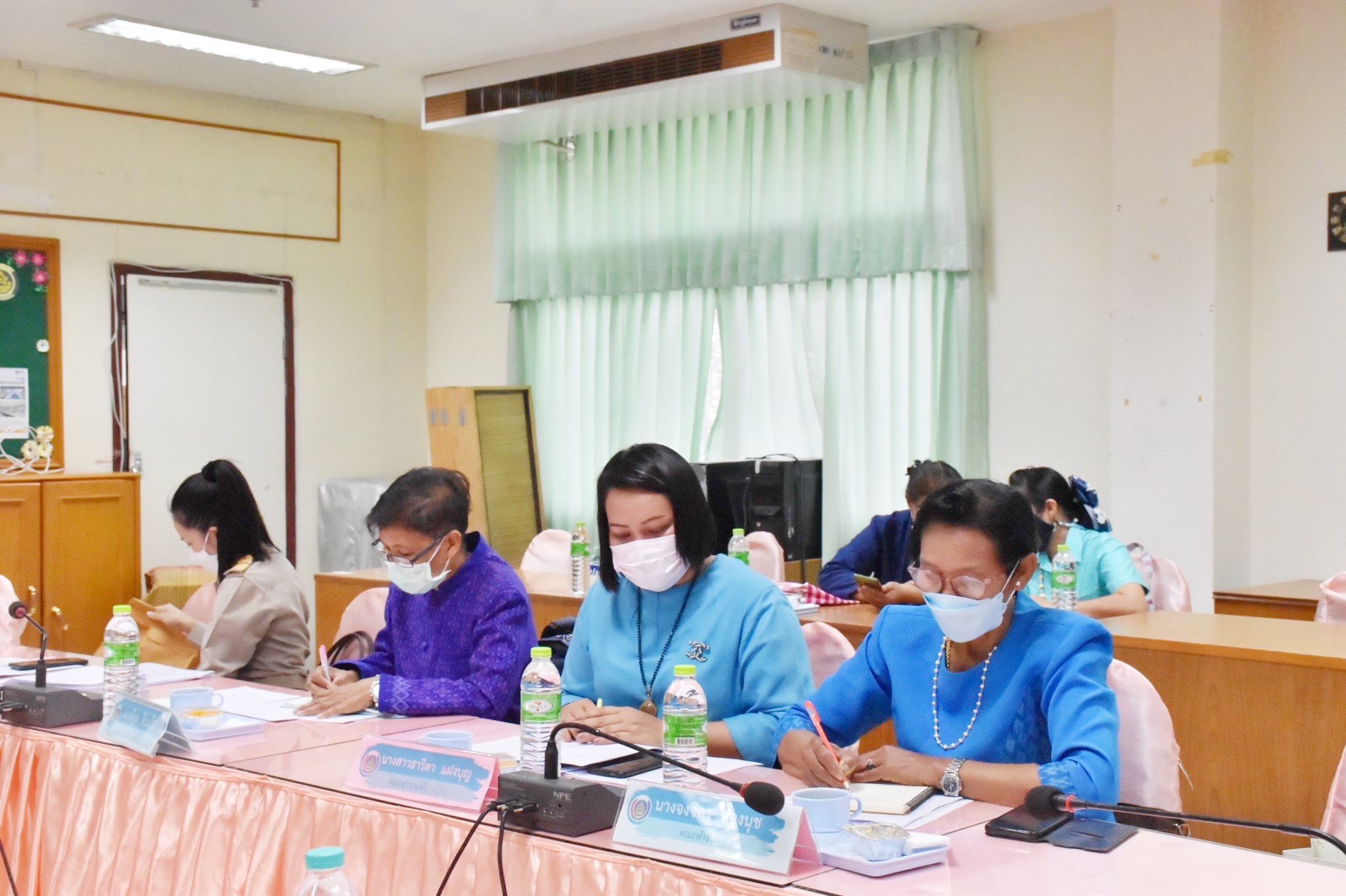 สำนักงานเลขานุการคณะอนุกรรมการบริหารกองทุนพัฒนาบทบาทสตรีจังหวัดมหาสารคามจัดประชุมคณะทำงานขับเคลื่อนกองทุนพัฒนาบทบาสตรีจังหวัดมหาสารคาม ครั้งที่ 3/2565