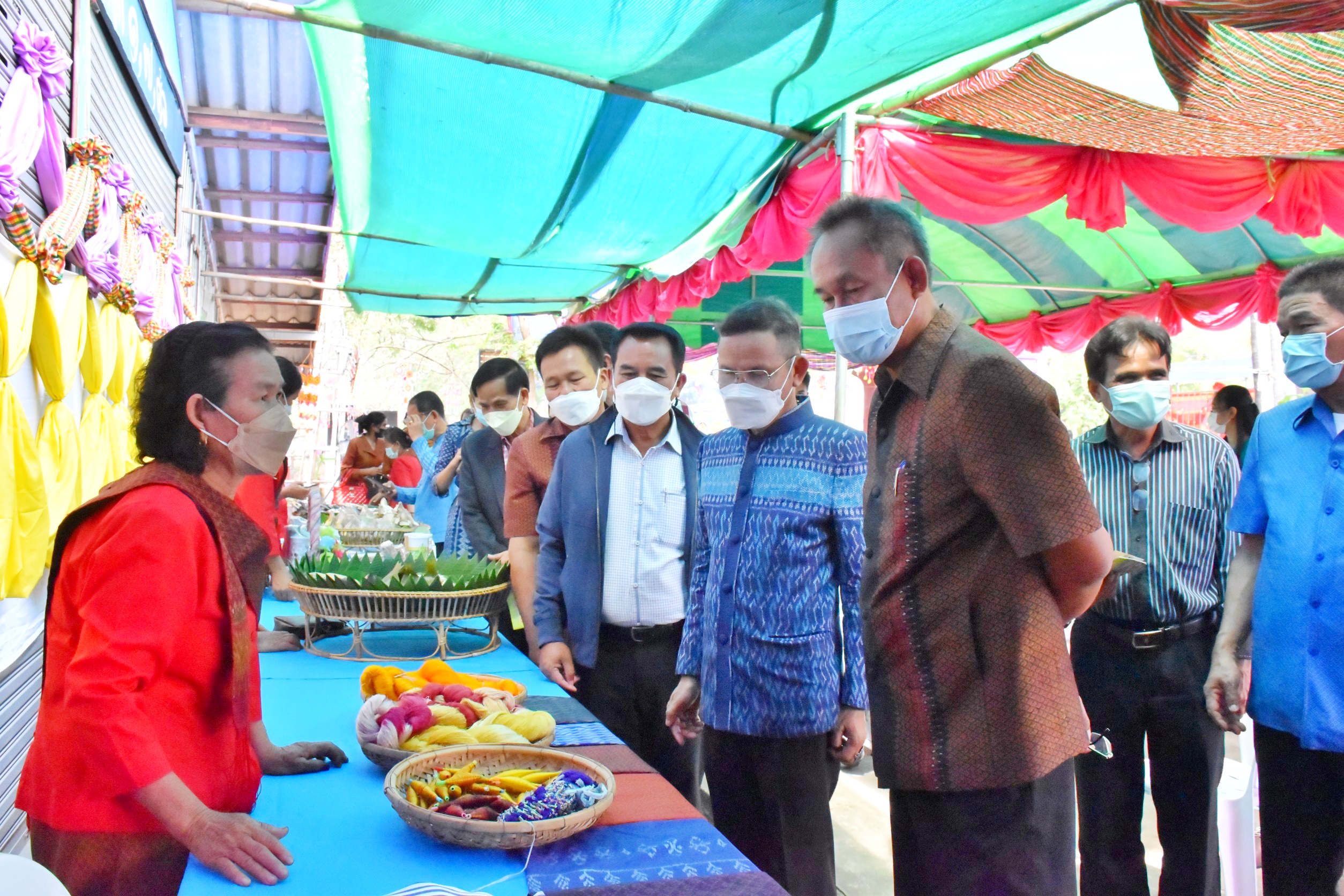 นายวสันต์ ชิงชนะ ผู้ตรวจราชการกรมการพัฒนาชุมชน เปิดงานโครงการส่งเสริมการท่องเที่ยวเชิงสร้างสรรค์และวัฒนธรรม
