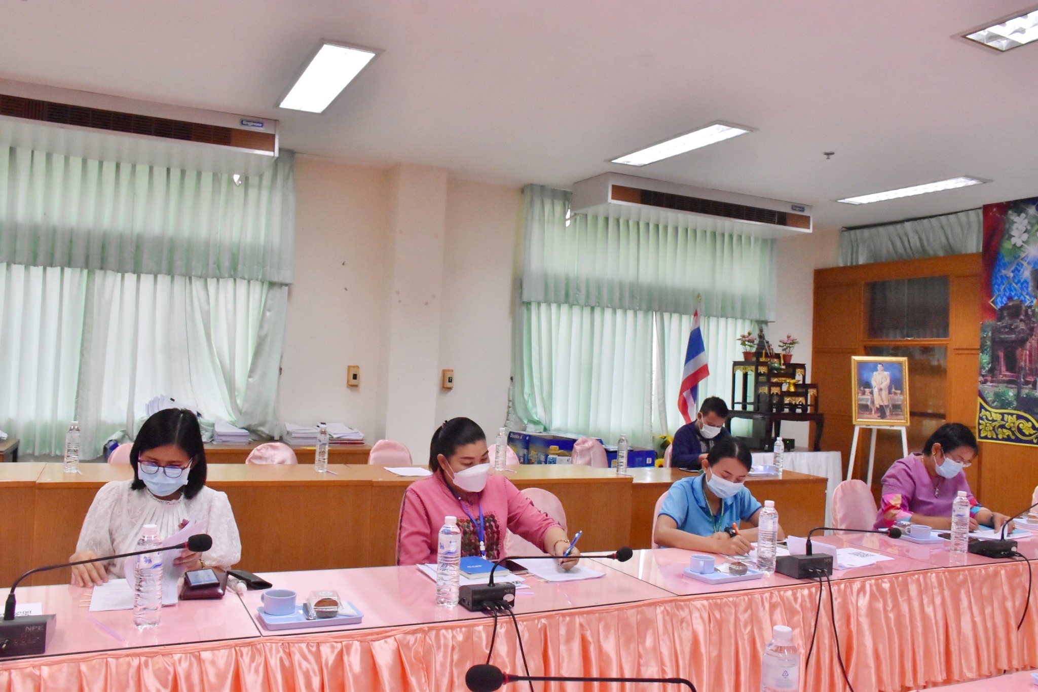 พช.มหาสารคามประชุมคณะทำงานด้านการพัฒนาเศรษฐกิจฐานรากและประชารัฐจังหวัดมหาสารคาม (E๓) และผู้เกี่ยวข้องครั้งที่ ๑ / ๒๕๖๕