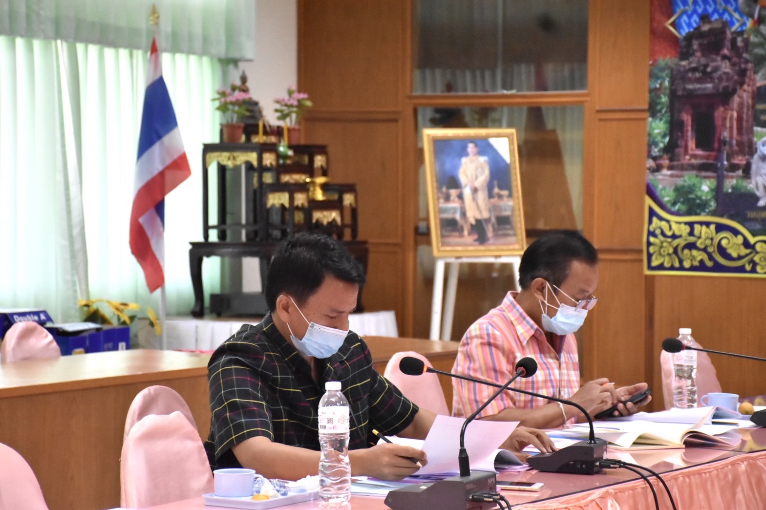 จังหวัดมหาสารคามประกวดหมู่บ้านกองทุนแม่ของแผ่นดินดีเด่นระดับจังหวัด ประจำปี 2565 ผ่านระบบ Zoom Cloud Meeting