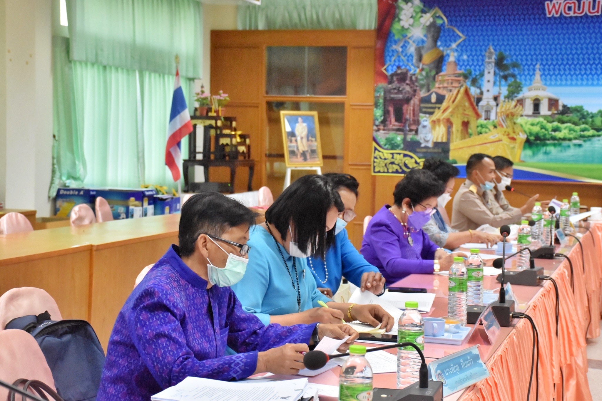 สำนักงานเลขานุการคณะอนุกรรมการบริหารกองทุนพัฒนาบทบาทสตรีจังหวัดมหาสารคามจัดประชุมคณะทำงานขับเคลื่อนกองทุนพัฒนาบทบาสตรีจังหวัดมหาสารคาม ครั้งที่ 3/2565
