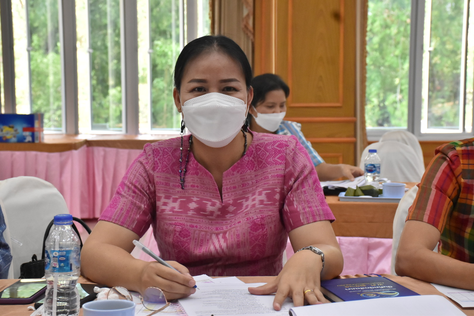 พช.มหาสารคามประชุมประจำเดือนสำนักงานพัฒนาชุมชนจังหวัดมหาสารคาม ครั้งที่ ๓/๒๕๖๕