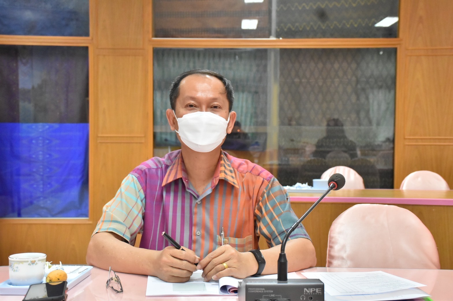 จังหวัดมหาสารคามประกวดหมู่บ้านกองทุนแม่ของแผ่นดินดีเด่นระดับจังหวัด ประจำปี 2565 ผ่านระบบ Zoom Cloud Meeting