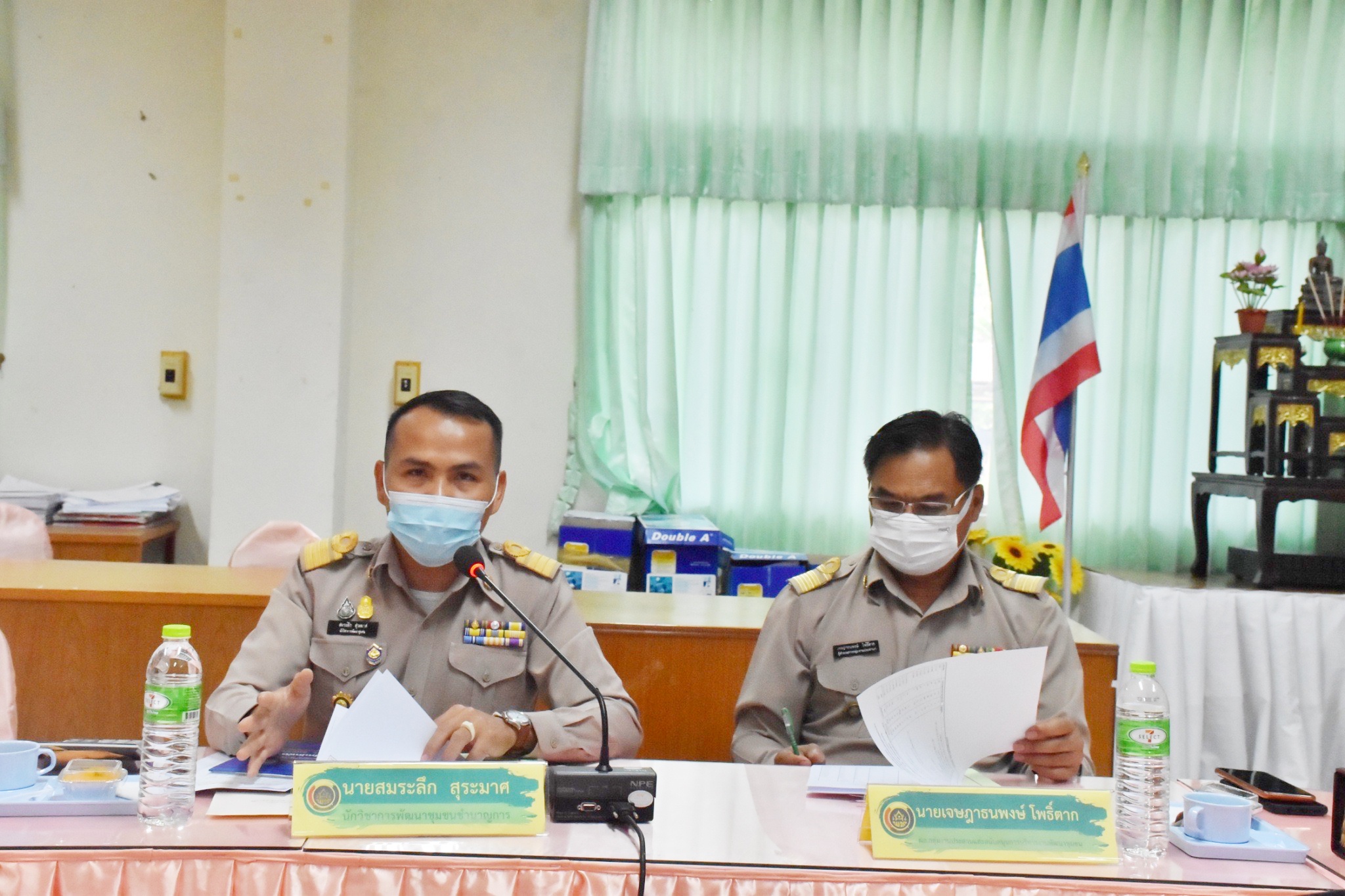 สำนักงานเลขานุการคณะอนุกรรมการบริหารกองทุนพัฒนาบทบาทสตรีจังหวัดมหาสารคามจัดประชุมคณะทำงานขับเคลื่อนกองทุนพัฒนาบทบาสตรีจังหวัดมหาสารคาม ครั้งที่ 3/2565