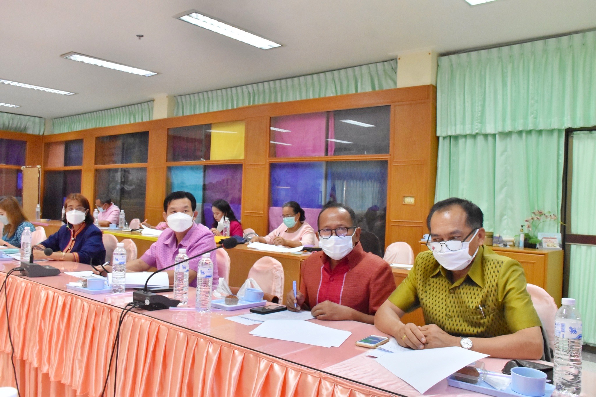 พช.มหาสารคามประชุมคณะทำงานด้านการพัฒนาเศรษฐกิจฐานรากและประชารัฐจังหวัดมหาสารคาม (E๓) และผู้เกี่ยวข้องครั้งที่ ๑ / ๒๕๖๕