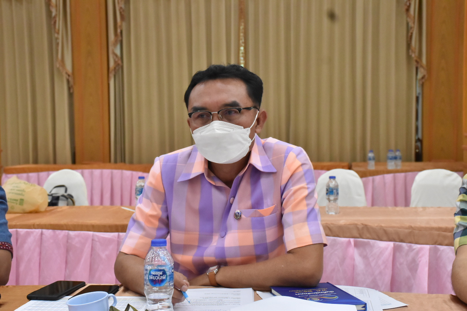 พช.มหาสารคามประชุมประจำเดือนสำนักงานพัฒนาชุมชนจังหวัดมหาสารคาม ครั้งที่ ๓/๒๕๖๕