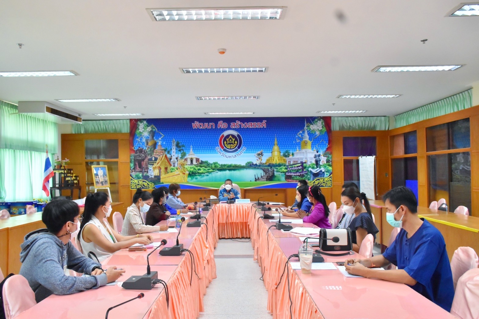 พช.มหาสารคาม ประชุมคณะกรรมการเครือข่าย OTOP จังหวัดมหาสารคาม ครั้งที่ 1 ประจำปี 2565
