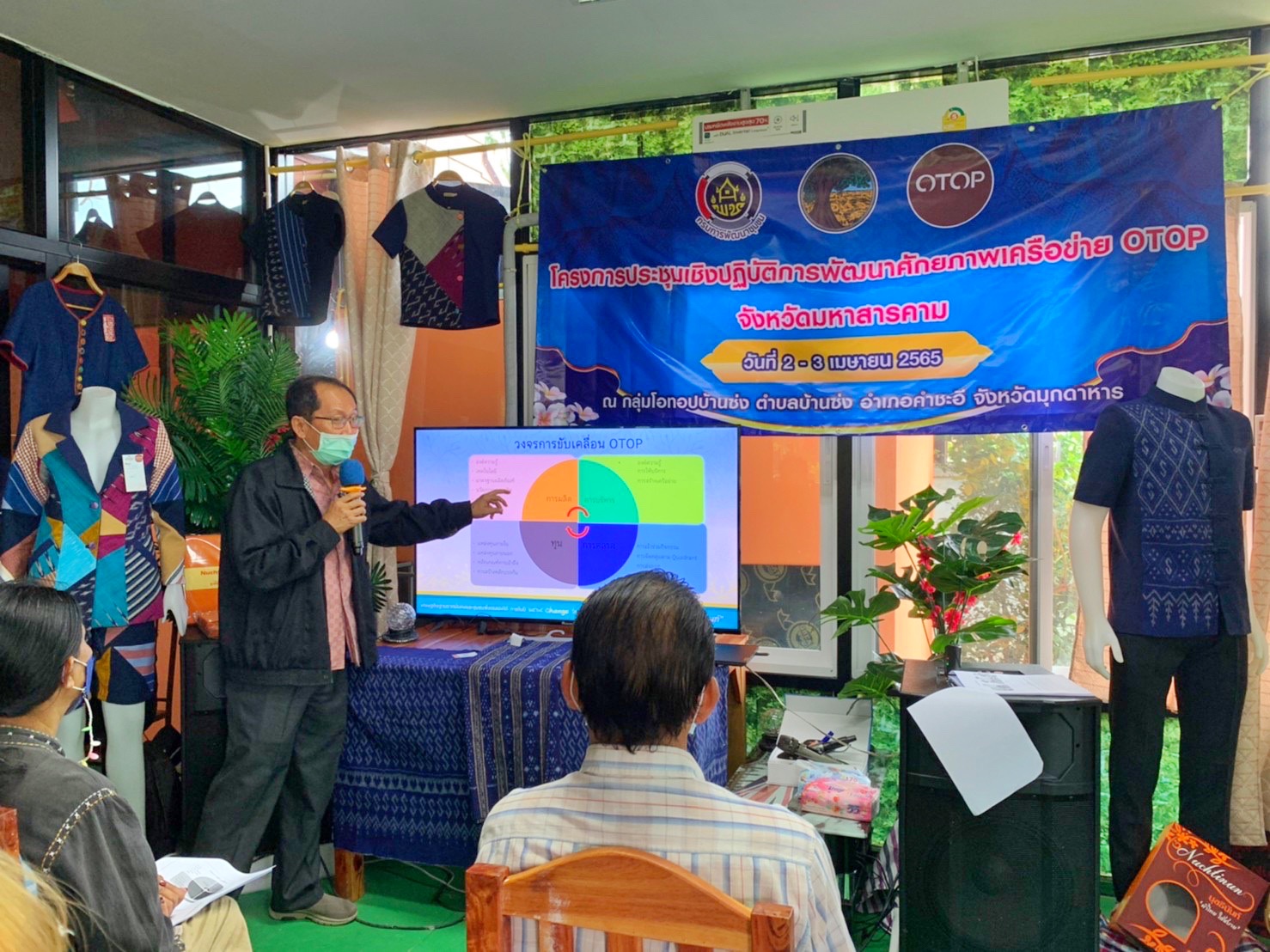 พช.มหาสารคามประชุมเชิงปฏิบัติการพัฒนาศักยภาพเครือข่าย OTOP